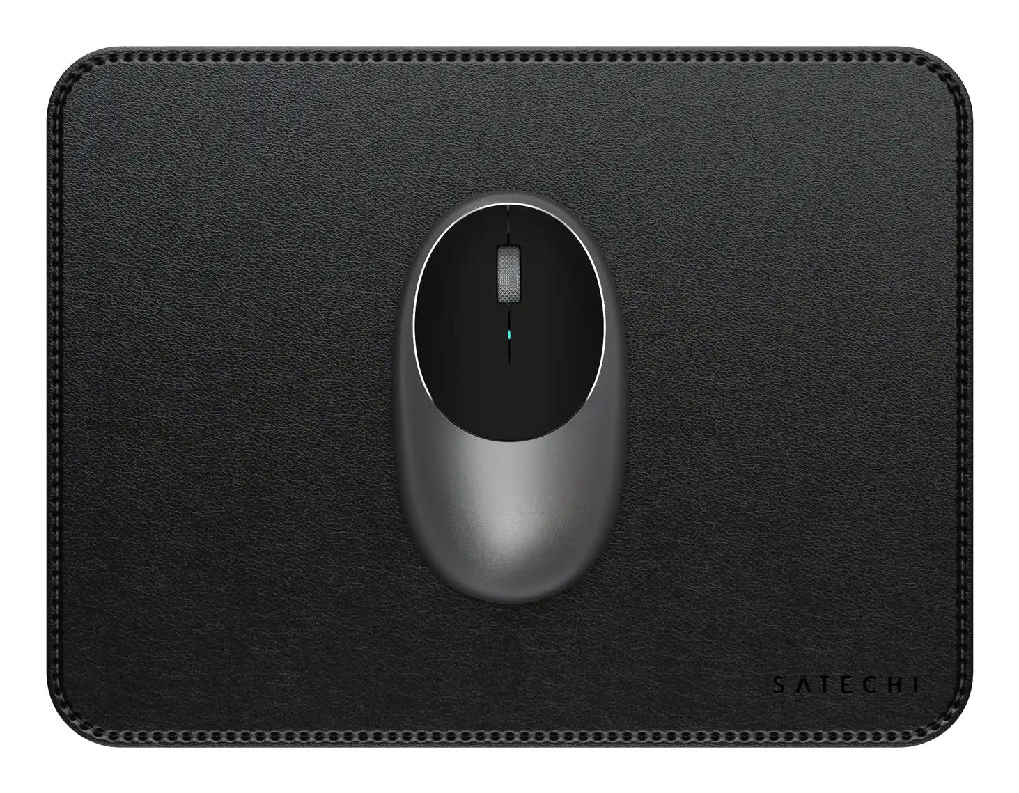 Satechi Vegan-Leather Premium Mouse Pad Black