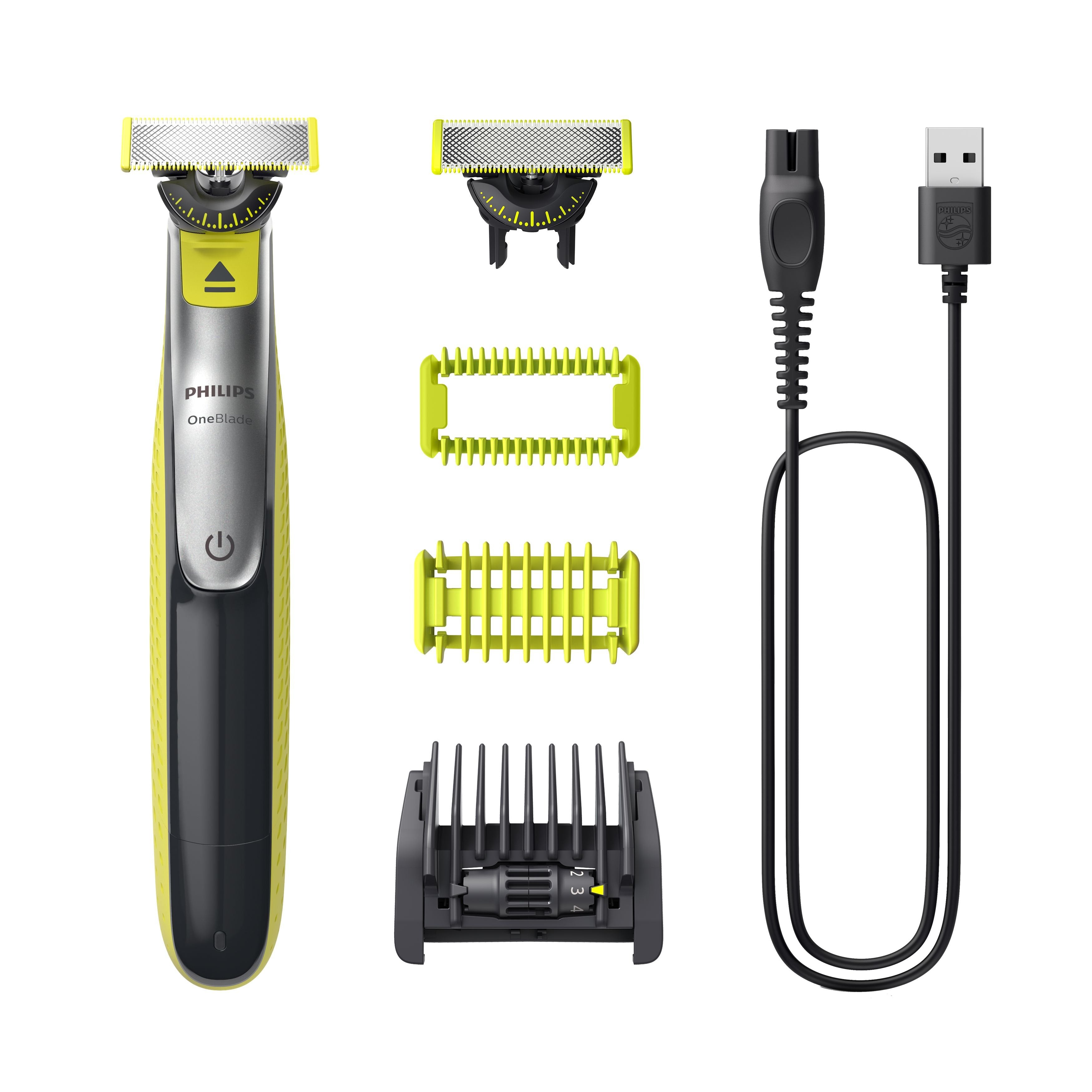 EAN 8720689029117 - Philips QP2834/23 afeitadora Máquina de afeitar de láminas Verde, Gris imagen 1