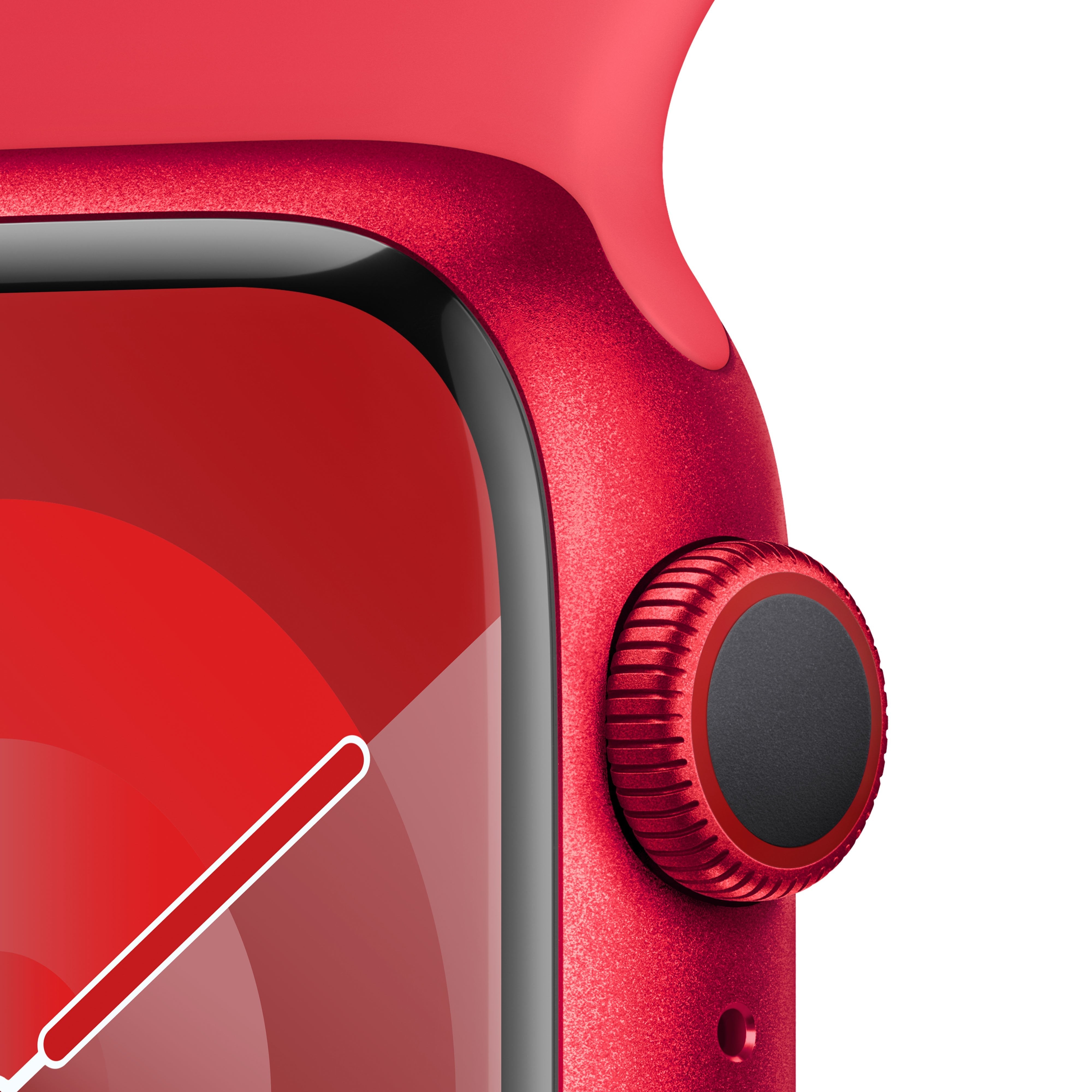 Apple Watch Series 9 Gps 41mm Cellular Caja De Aluminio Rojo Correa Deportiva Rojo S M