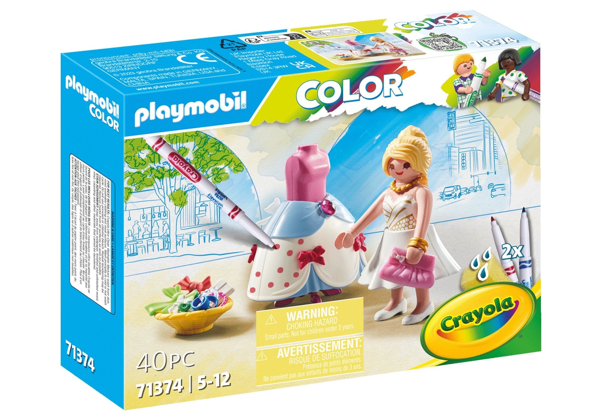 Playmobil 71374 Vestido Color Fashion