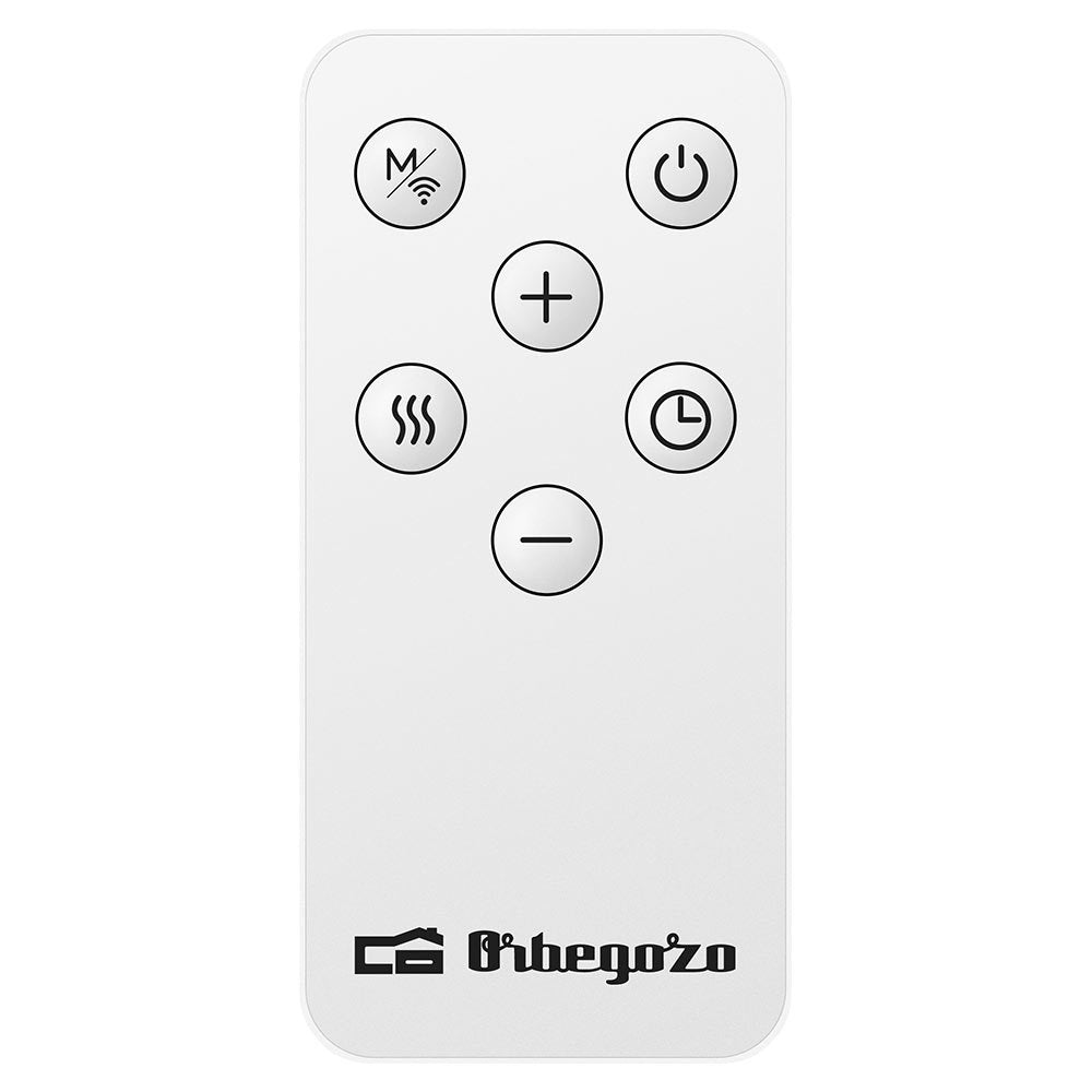 Orbegozo Spw 8000 Calefactor Wifi Baño - Ip-21 - Elementos Ceramicos Ptc - Programable - Dos Niveles De Calor - Funcion