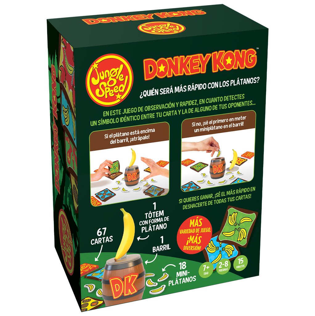 EAN 3558380130758 - Asmodee Jungle Speed Donkey Kong Jungle Speed Donkey Kong 15 min Juego de mesa Estrategia imagen 3