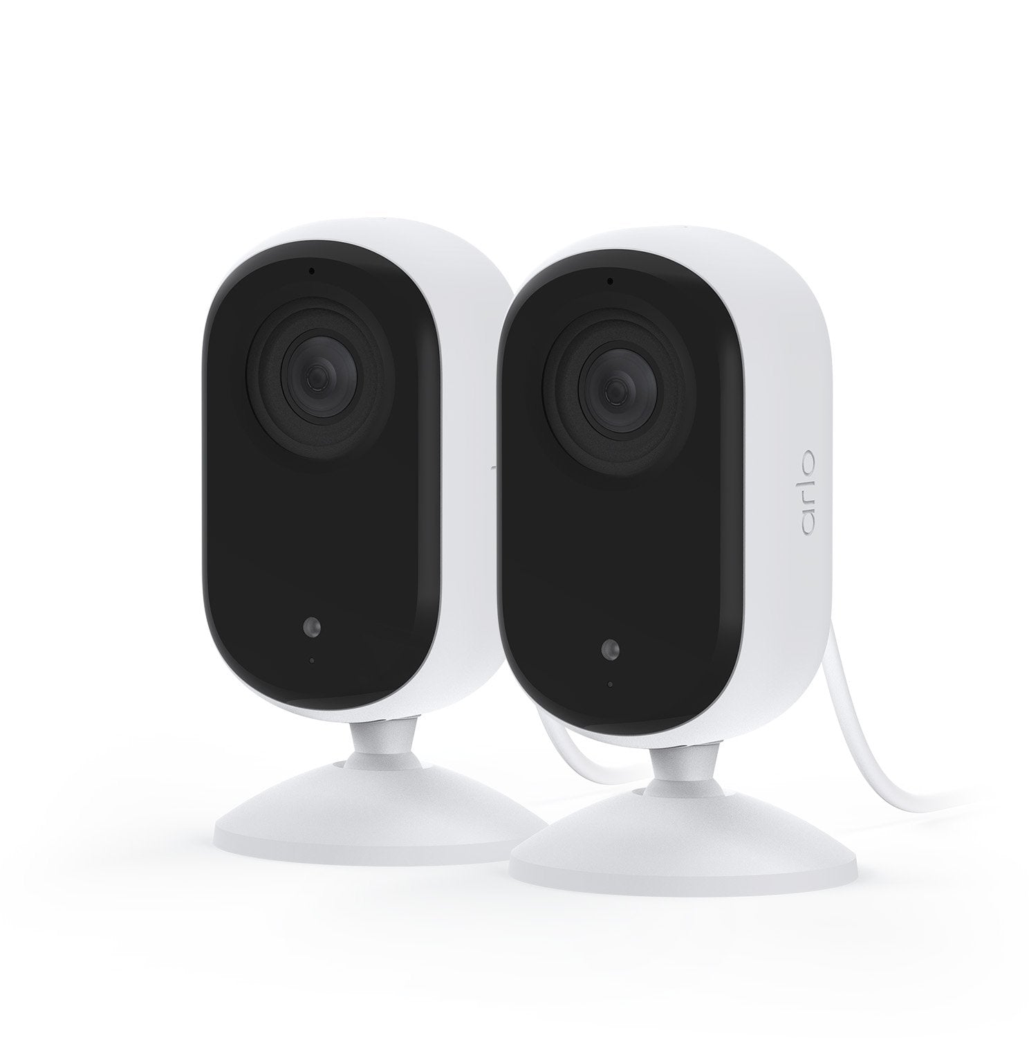 Arlo Esencial De Cámara Interior De 2k, Cámara De Monitoreo White/Black, Series 2, Set, Wlan, 4 Mp Vmc3260-100eus
