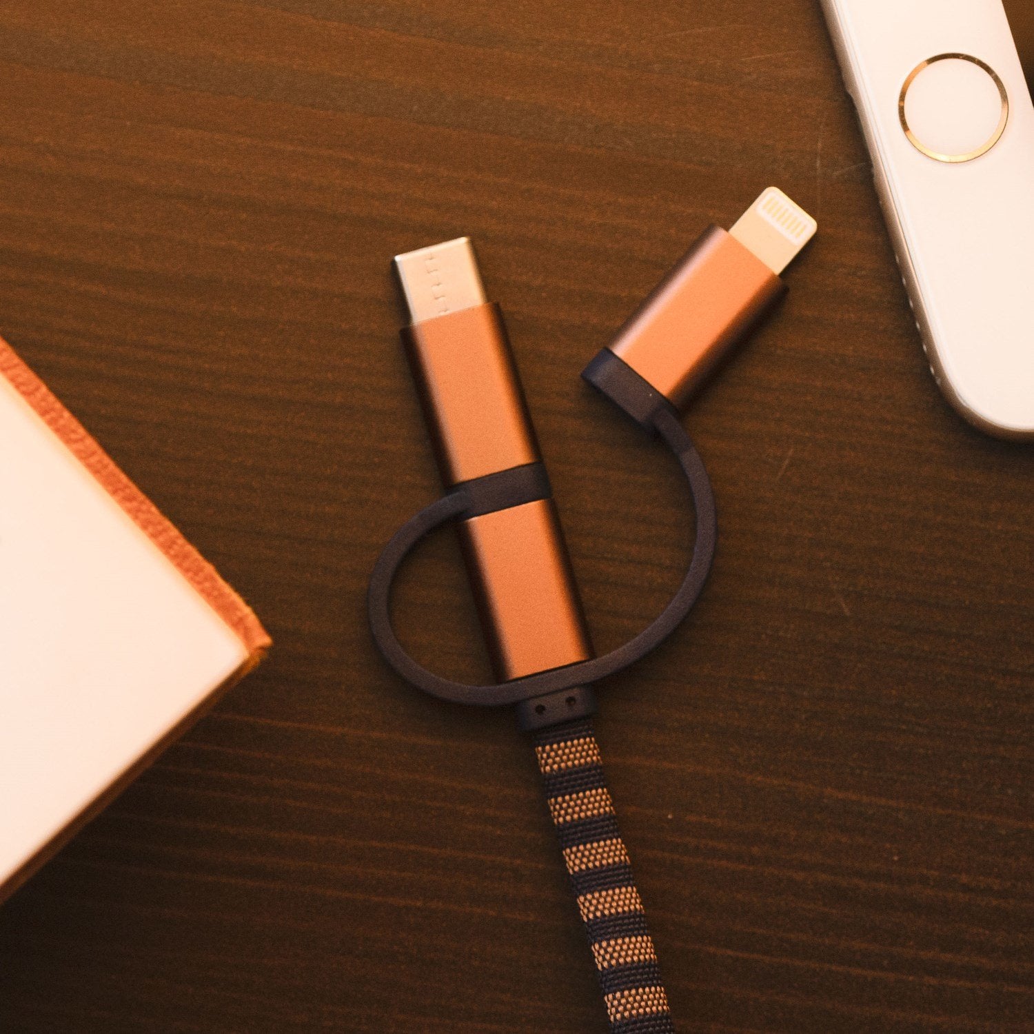 Cable Hogwarts Ravenclaw 3 En 1 Lightning/Micro/Usb-C