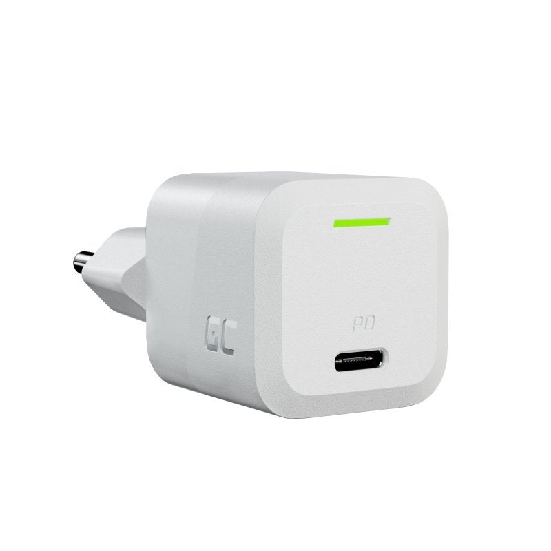EAN 5904326372900 - Green Cell CHARGC06W cargador de dispositivo móvil Universal Blanco Corriente alterna Carga rápida Interi imagen 1