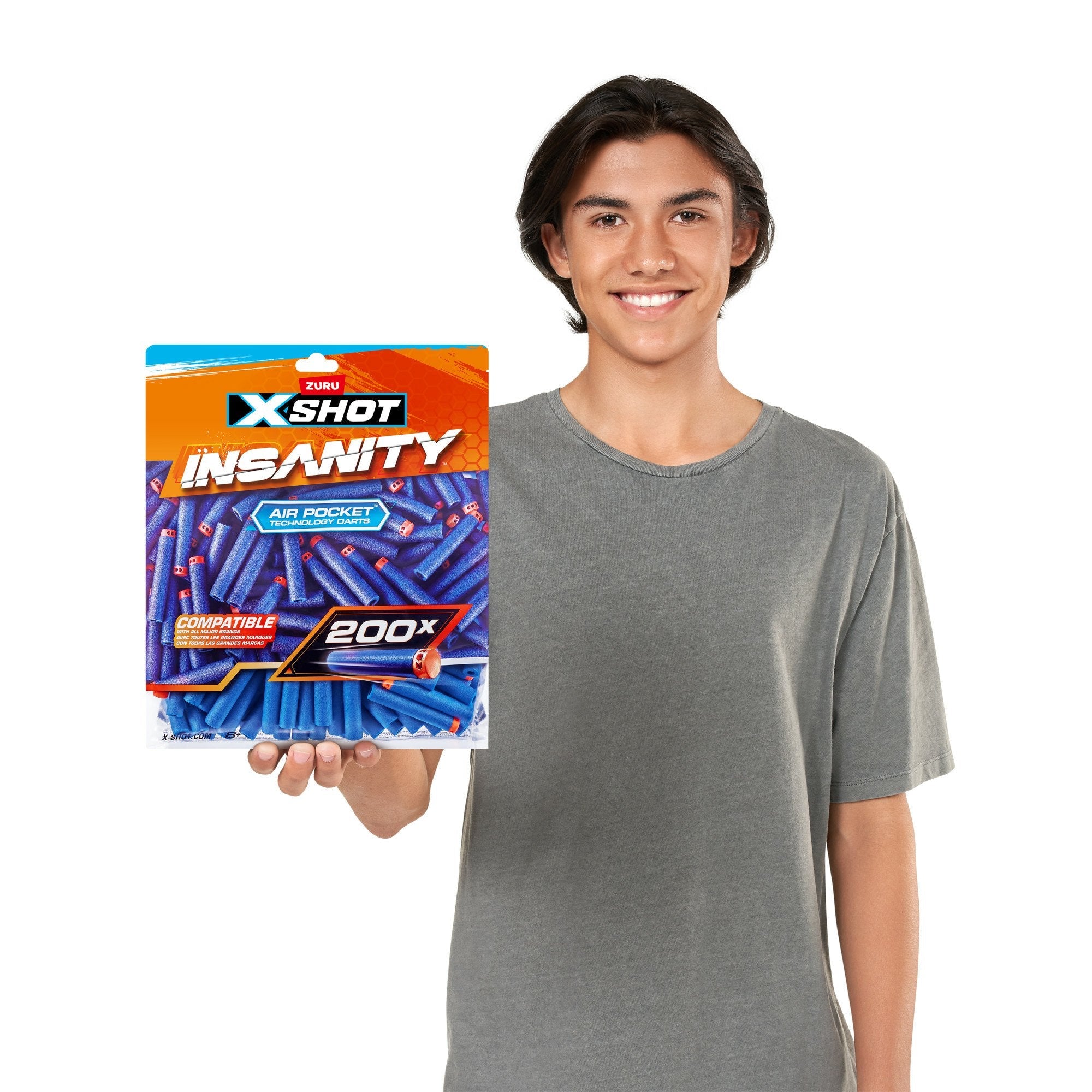 S001-X-Shot-Insanity 200 Pk Refill Darts Foilbag