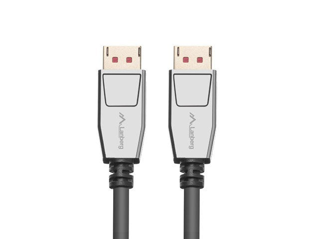 EAN 5901969428988 - Lanberg CA-DPDP-20CU-0010-BK cable DisplayPort 1 m Negro, Plata imagen 2