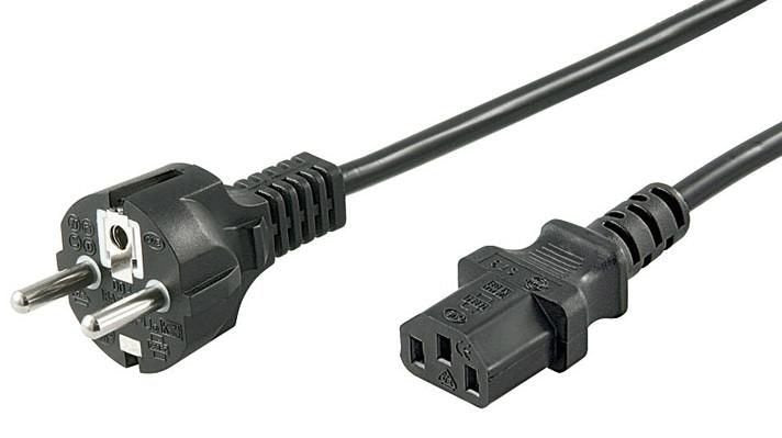 Microconnect Pe0204100 Cable De Transmisión Negro 10 M Cee7/7 C13 Acoplador