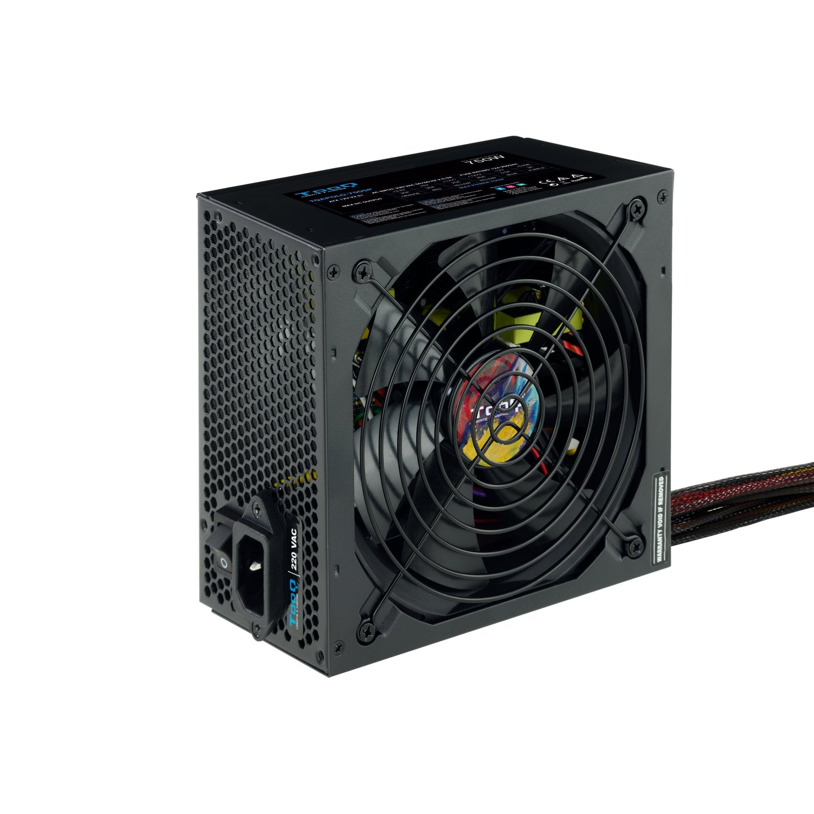 EAN 8433281010314 - TooQ TQAPOLO-750SP unidad de fuente de alimentación 750 W 20+4 pin ATX ATX Negro imagen 1