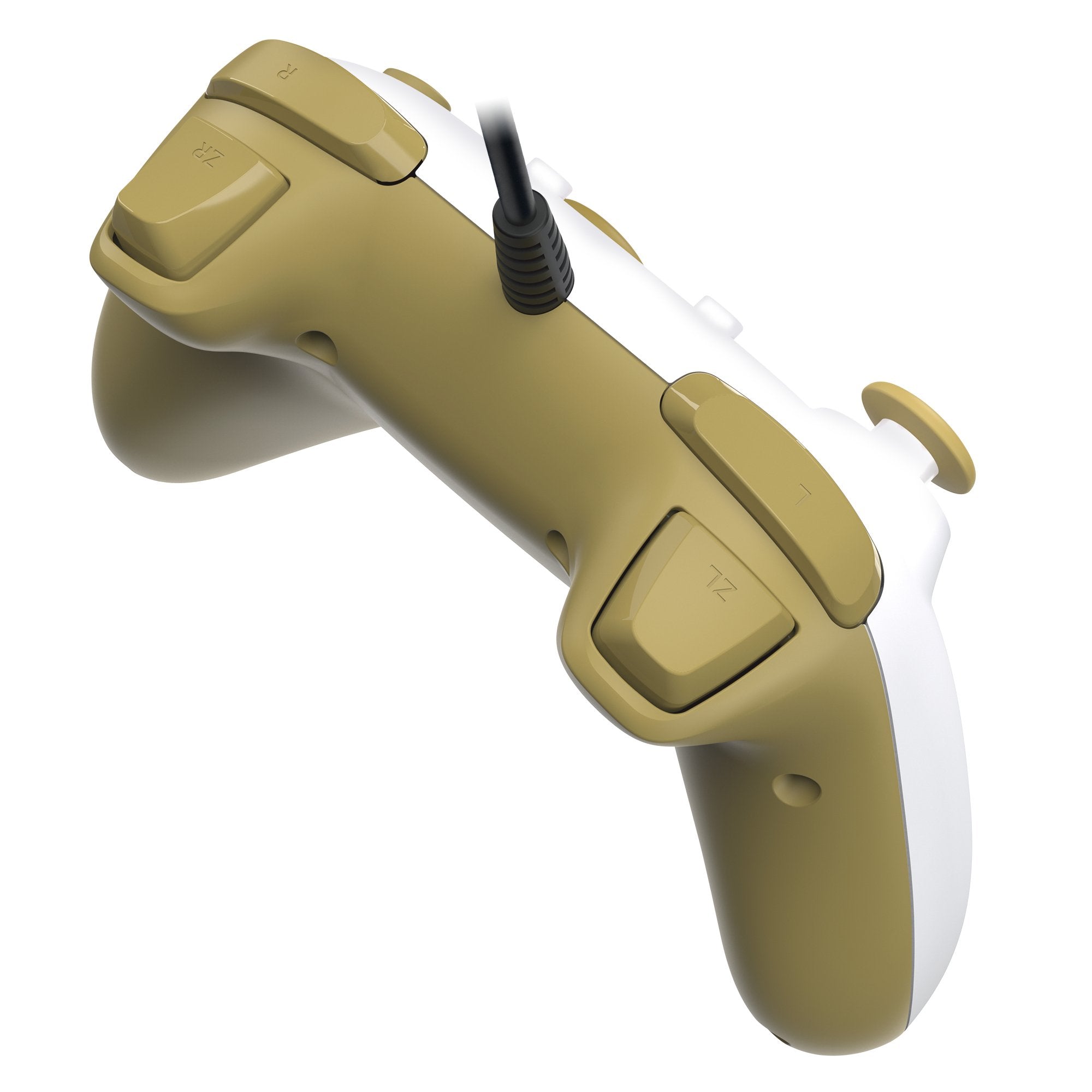Hori Horipad Turbo (Zelda), Gamepad Blanco/Dorado, Nintendo Switch