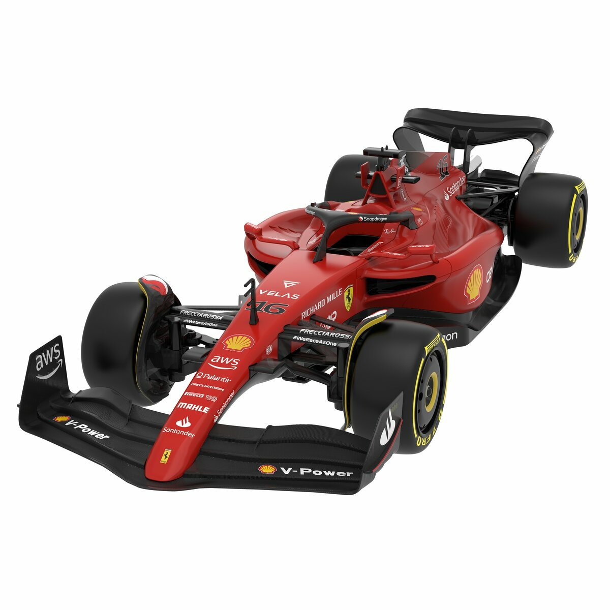 Jamara Mclaren Ferrari F1-75 1:18 2,4ghz Rojo