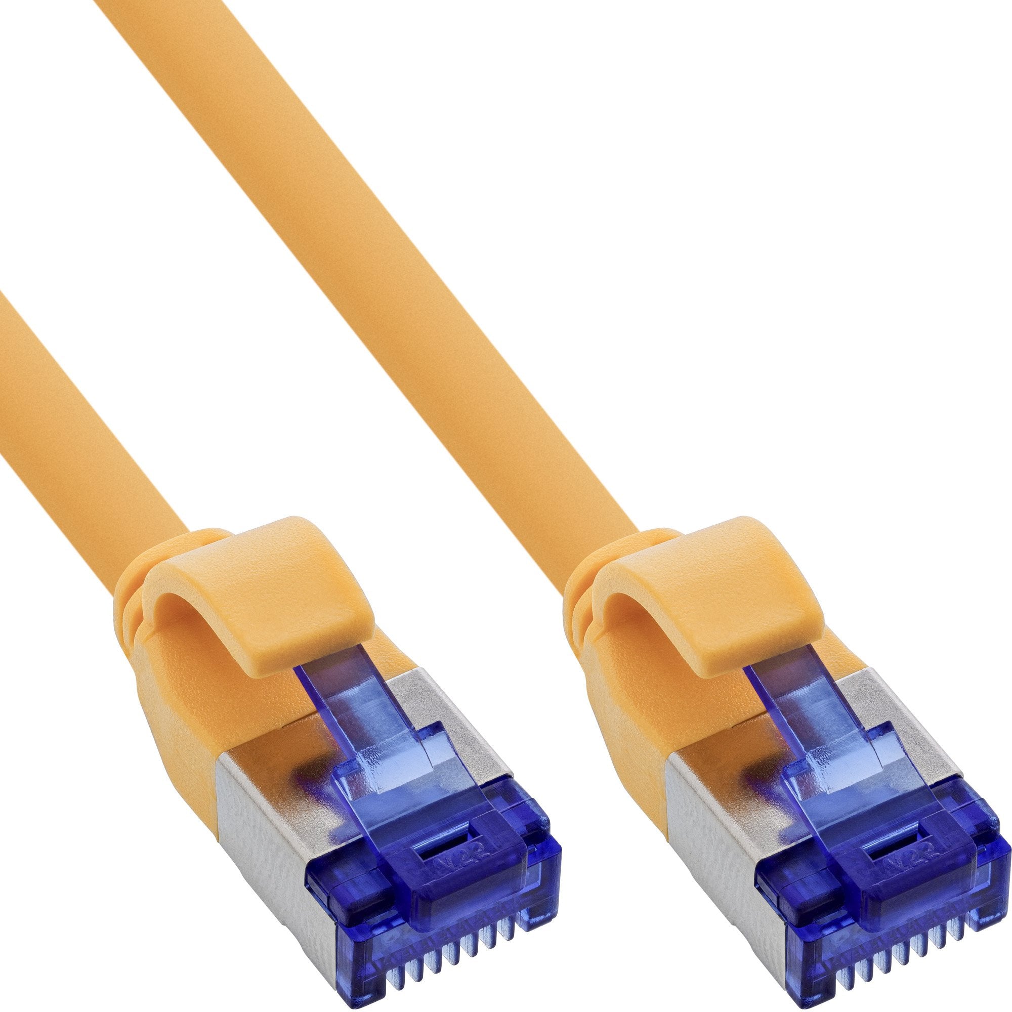 Inline® Cable De Red Slim, Cat.6a, S/Ftp, Tpe (Lszh) Flexible, Poe, Yellow, 1.5m