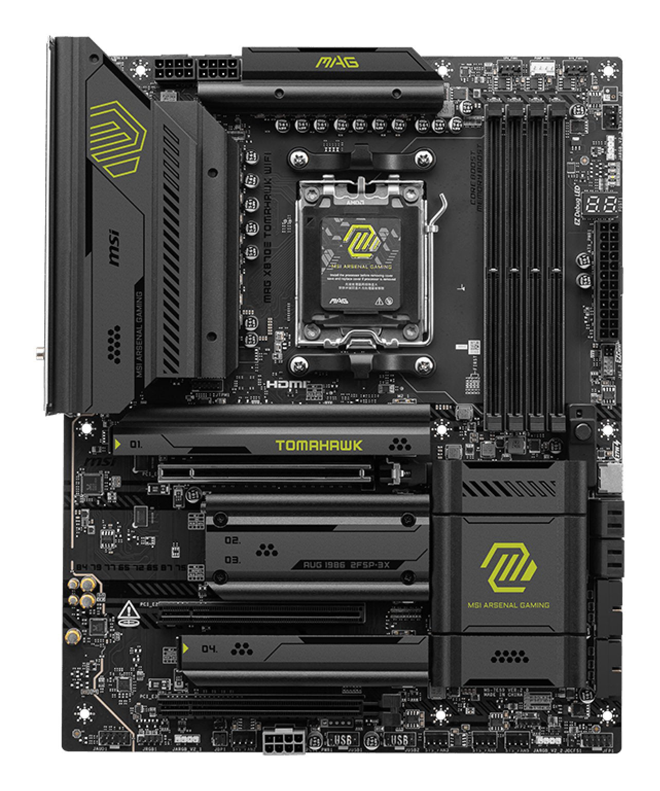 EAN 4711377291927 - MSI MAG X870E TOMAHAWK WIFI placa base AMD X870E Zócalo AM5 ATX imagen 2