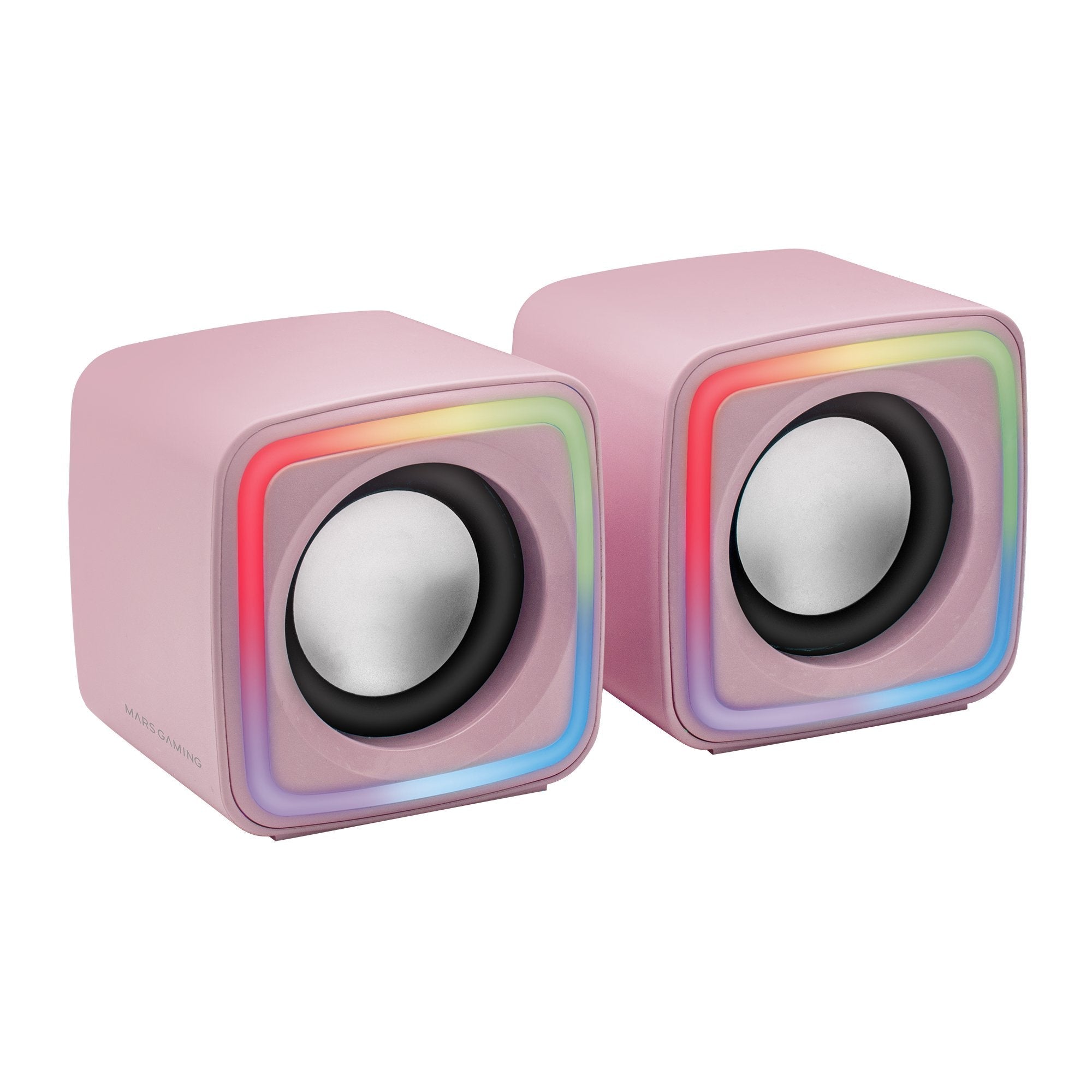 Altavoces Mars Gaming Mscube 8w 2.0 Rosas