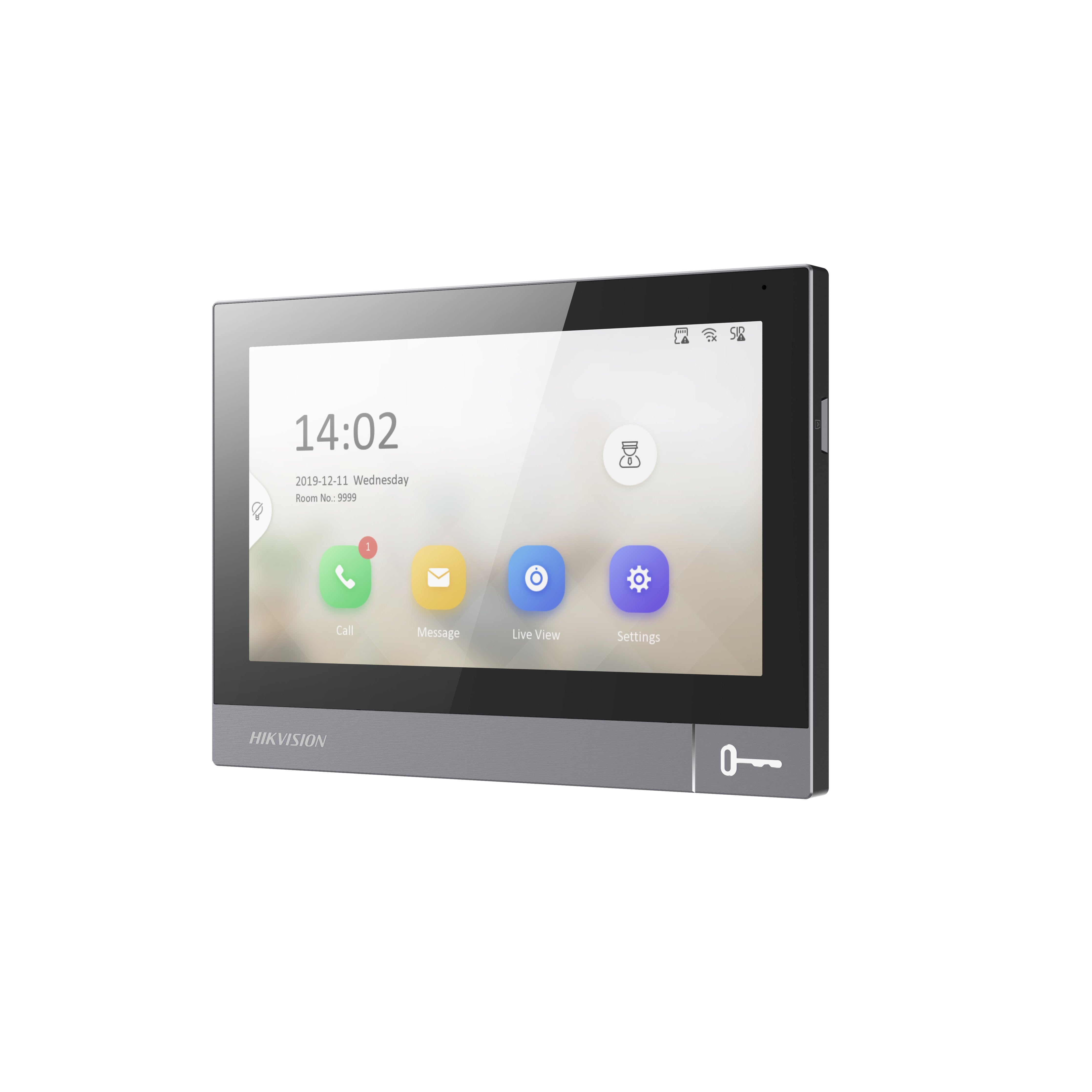 EAN 6936422116521 - Hikvision DS-KH8381-WTE1 sistema de intercomunicación de video 17,8 cm (7") Negro imagen 2