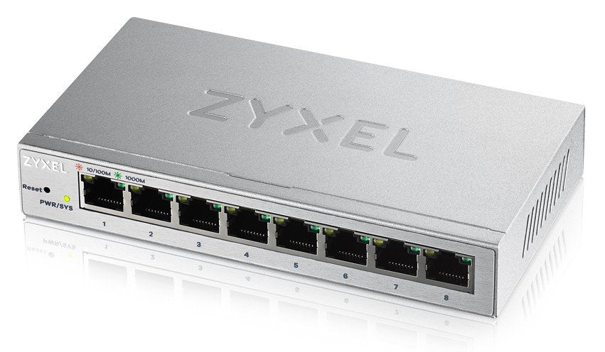 EAN 4718937600571 - Zyxel GS1200-8 Gestionado Gigabit Ethernet (10/100/1000) Plata imagen 1