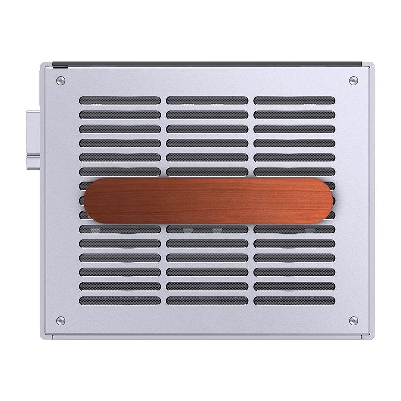 Jonsbo T6 Pc Carcasa, Mini-Tower, Mini-Itx, Tempered Glass, Madera - Plateado
