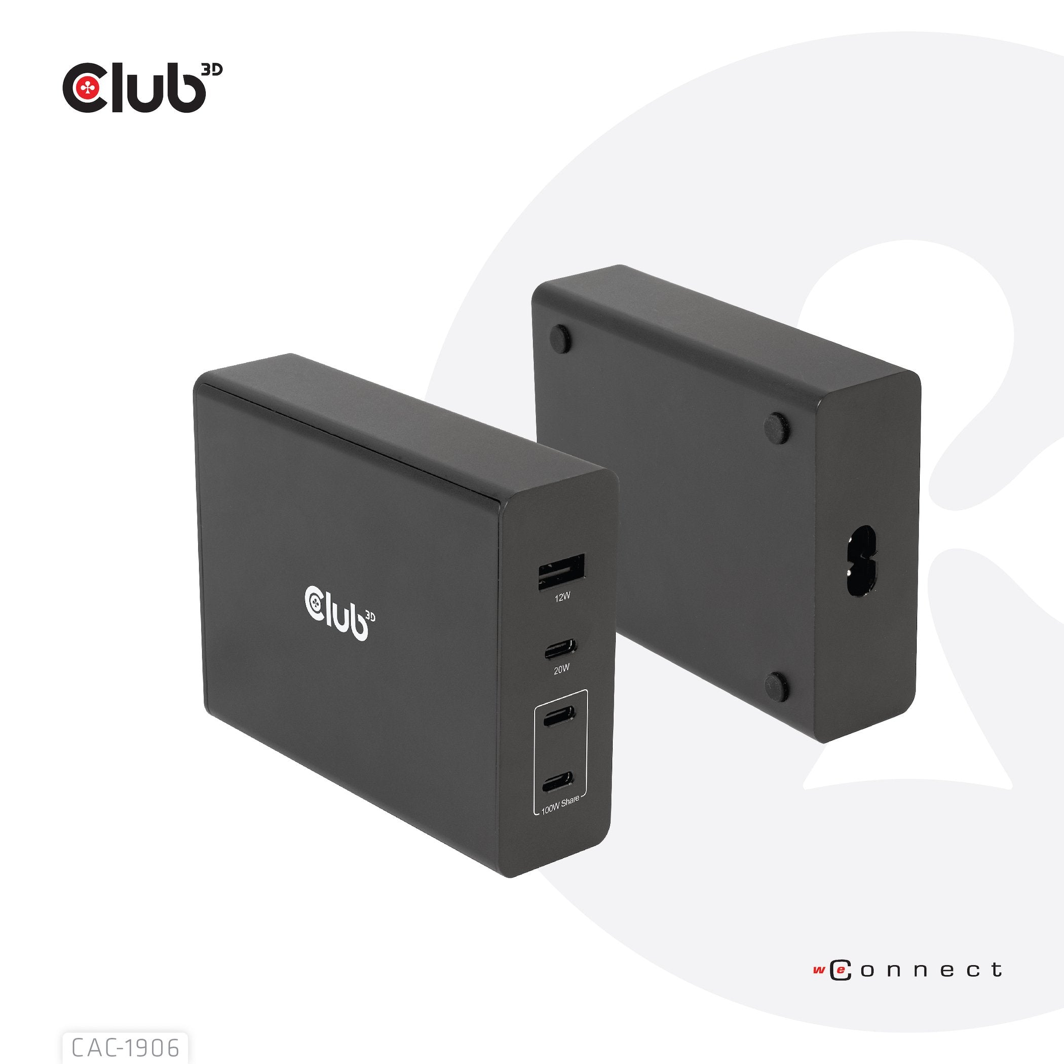EAN 8719214472276 - CLUB3D CAC-1906 cargador de dispositivo móvil Universal Negro CC Interior imagen 3