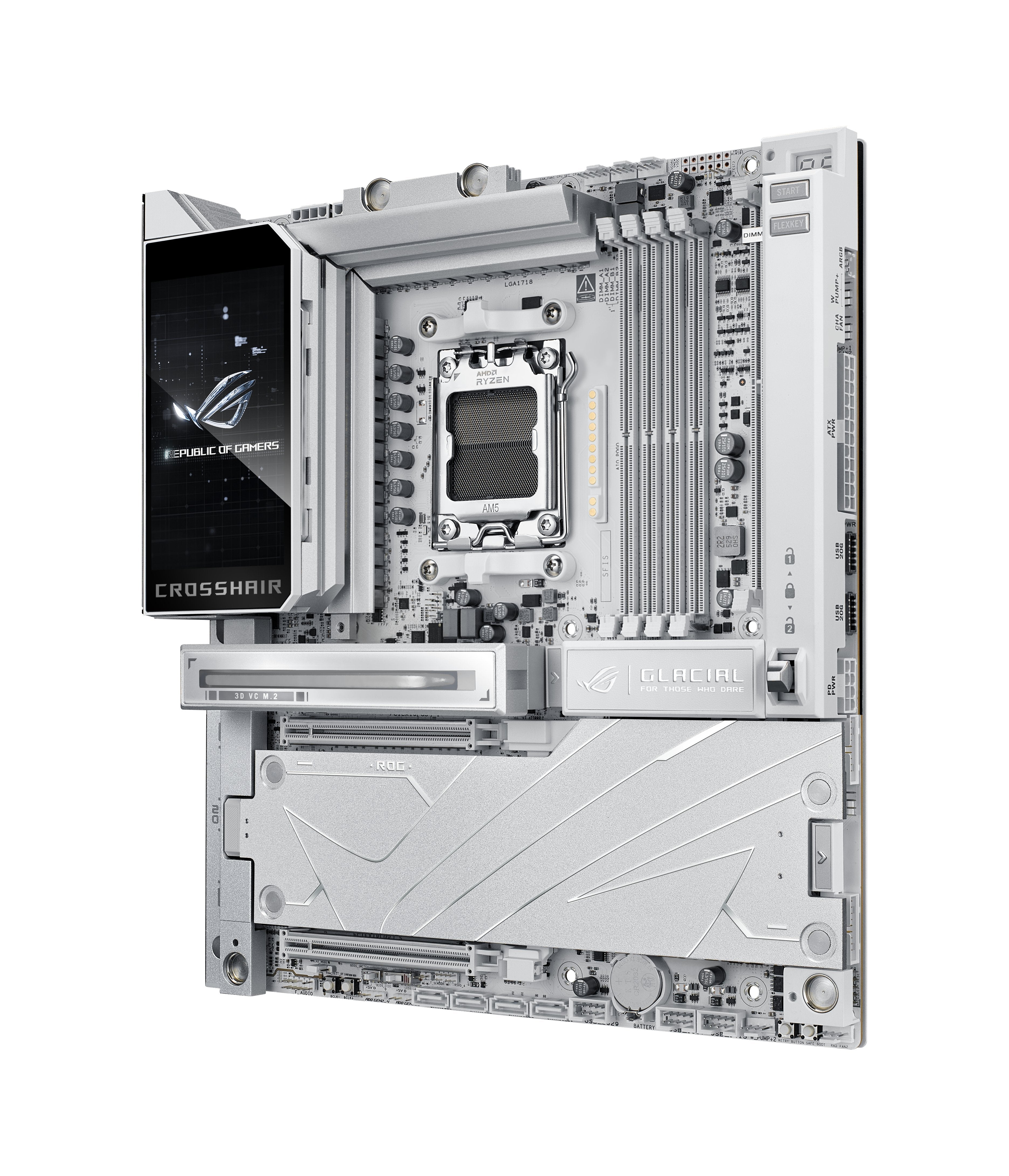 EAN 4711636392044 - ASUS ROG CROSSHAIR X870E GLACIAL AMD X870E Zócalo AM5 ATX extendida imagen 5