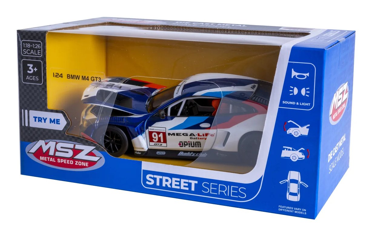 Jamara Bmw M4 Gt3 1:24 Blanco 3+