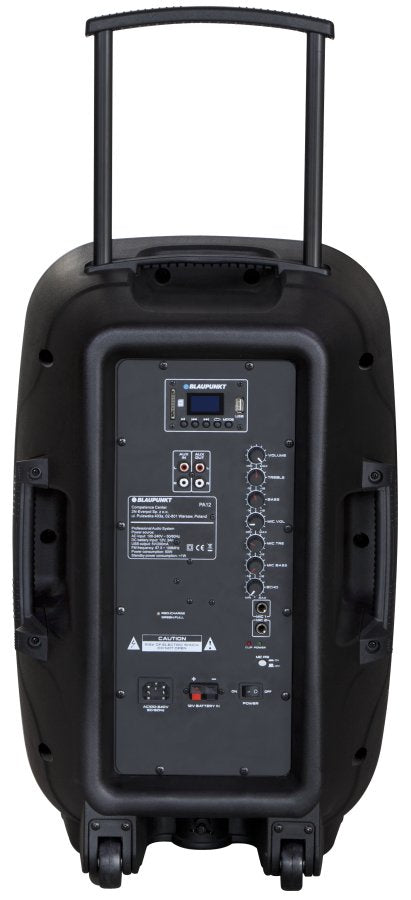 Blaupunkt Pa12 Altavoz Portátil 650 W Altavoz Portátil Estéreo Negro