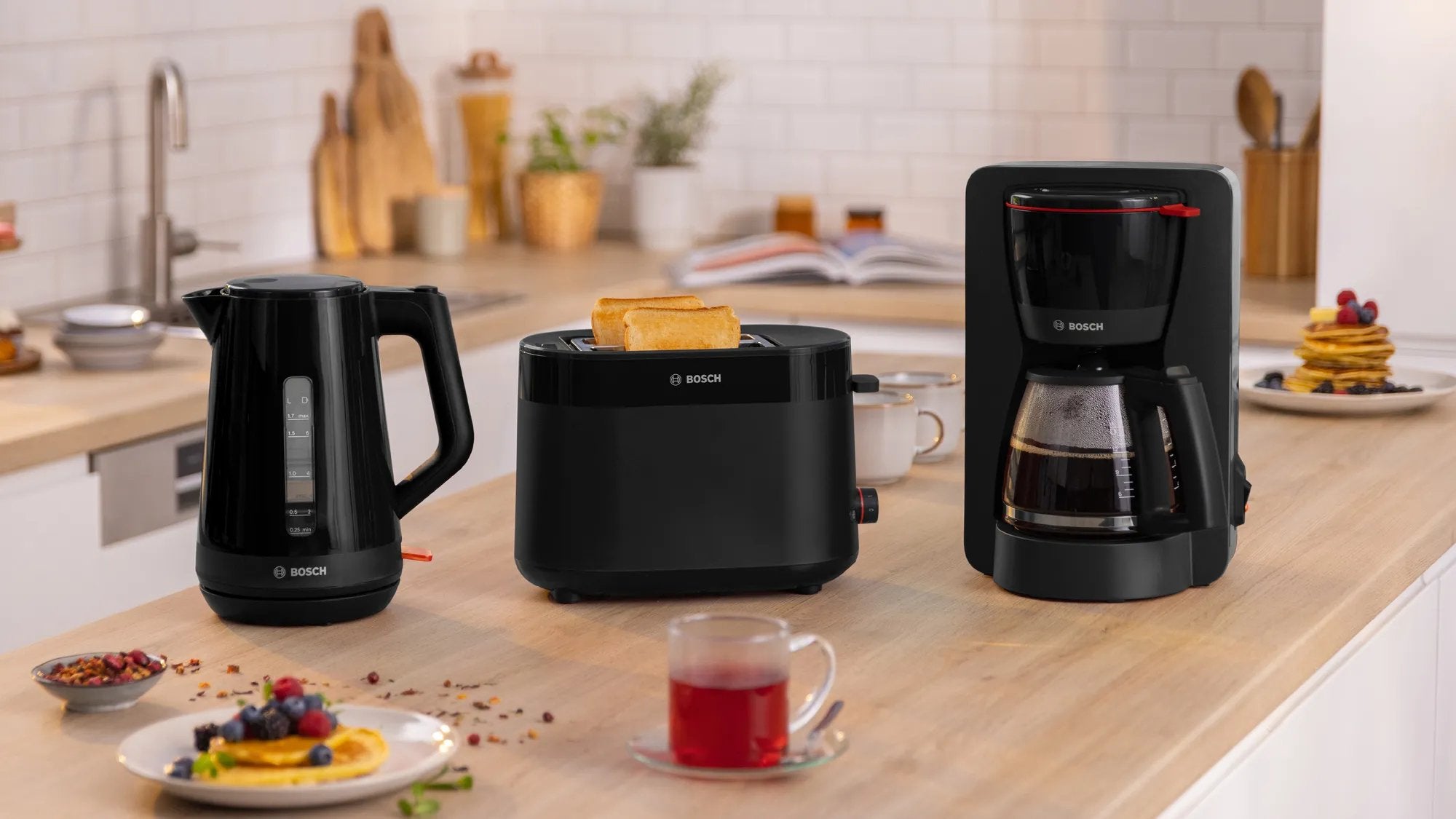 Tetera Bosch Twk1m123 Eléctrica 1,7 L 2400 W Negro