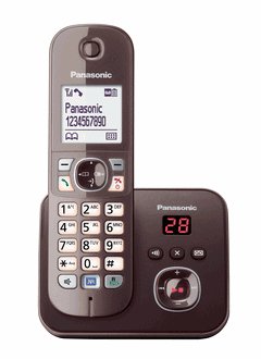 EAN 5025232731794 - Panasonic KX-TG6821GA teléfono Teléfono DECT Identificador de llamadas Marrón imagen 1