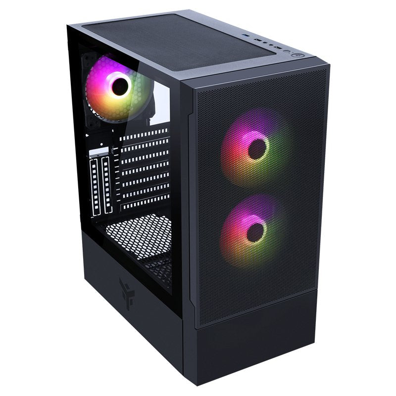 Caja Pc Itek Siisbe 3.0 Midi Tower Negro