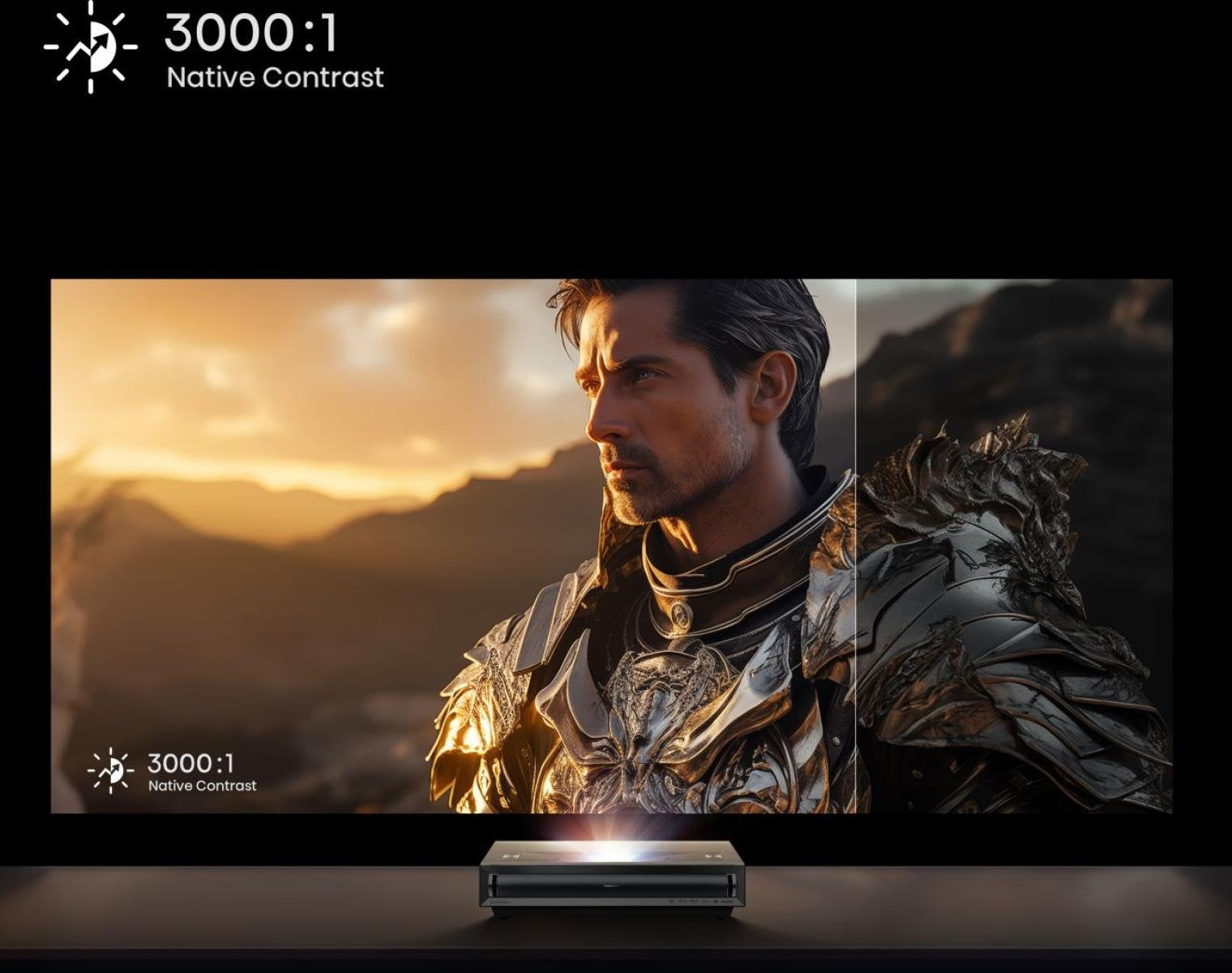 EAN 6942351411149 - Hisense PX3 proyector de TV Proyector de alcance ultracorto 2800 lúmenes ANSI UHD 4K (3840x2160) Negro, G imagen 12