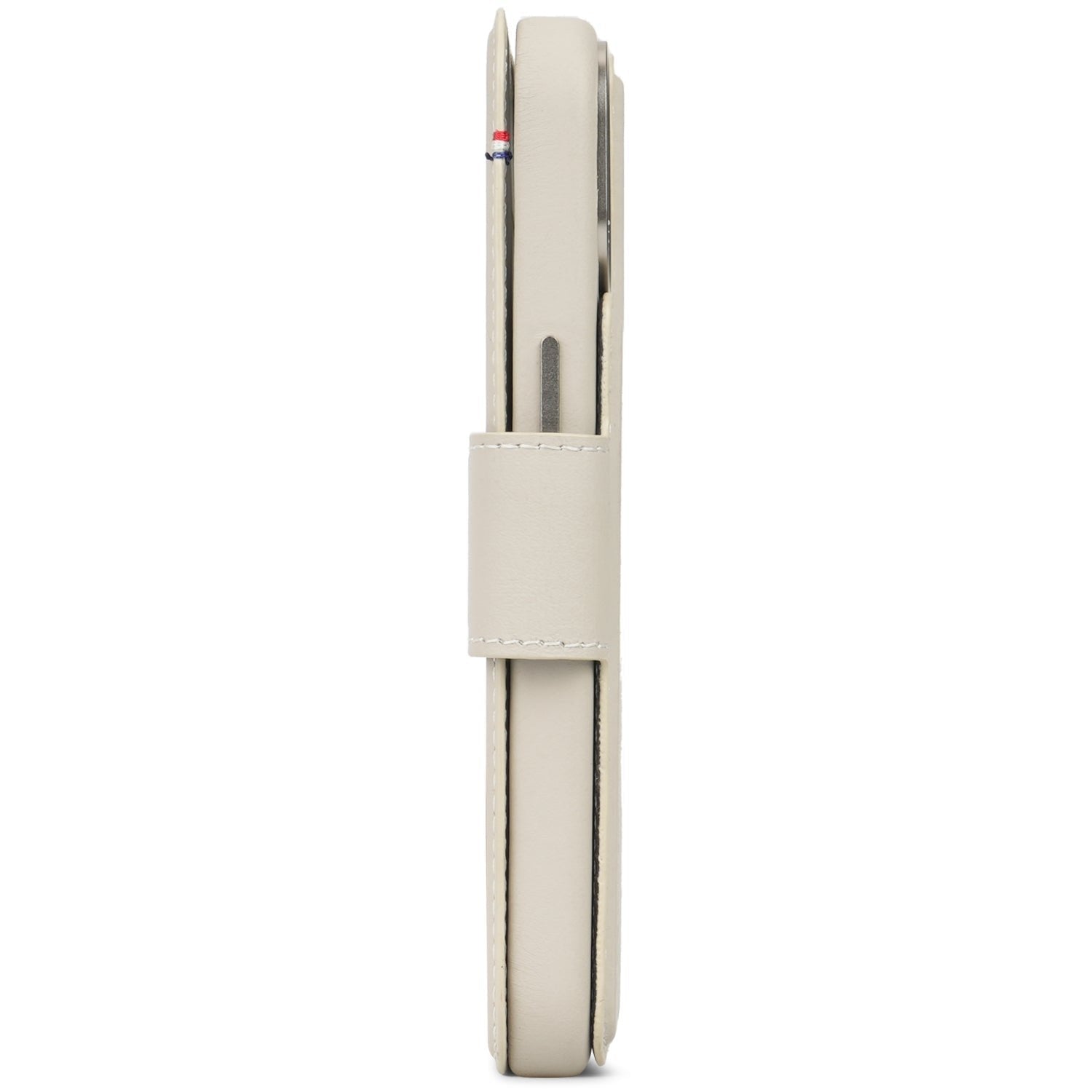 EAN 8720593010423 - Decoded D24IPO15DW5CY funda para teléfono móvil 15,5 cm (6.1") Funda cartera Beige imagen 4