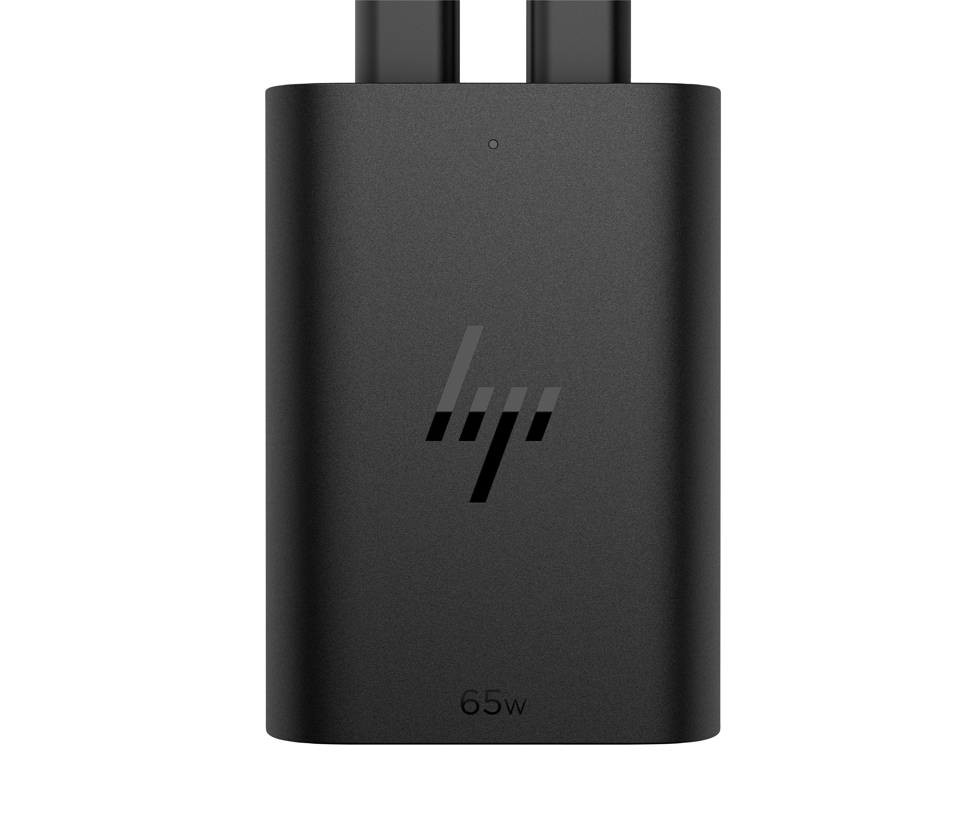 EAN 0196337695078 - HP 65W Gallium Nitride USB-C Laptop Charger adaptador e inversor de corriente Interior Negro imagen 2