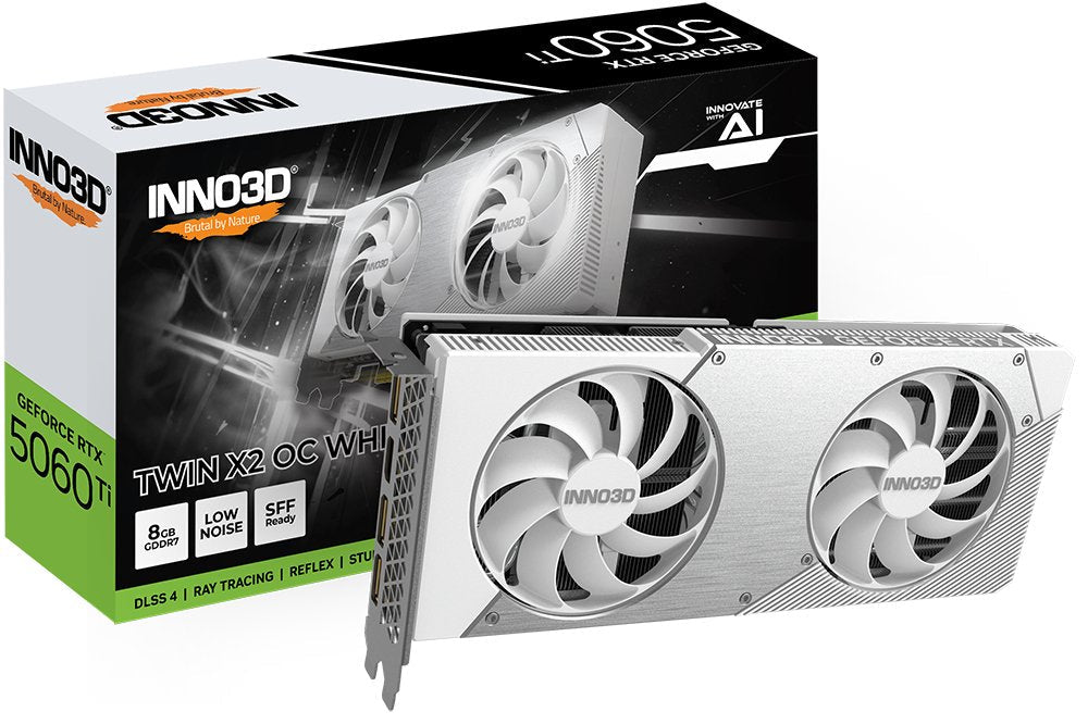 Tarjeta Grafica Inno3d Geforce Rtx 5060 Ti Twin X2 Oc Nvidia 8 Gb Gddr7