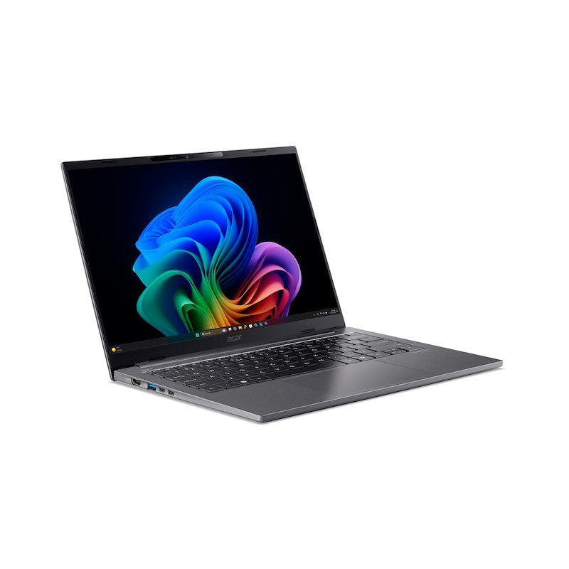 Portatil Acer Travelmate X4 14 Ai Tmx414-51-Tco Diseño De Bisagra En 180 Grados Intel Core Ultra 7 258v / Hasta 4.8 Ghz Win 11 Pro Intel Arc Graphics 140v 32 Gb Ram 1.024 Tb Ssd Nvme Qlc 14" Ips 1920 X 1200 @ 120 Hz Gigabit Ethernet Wi-Fi 7