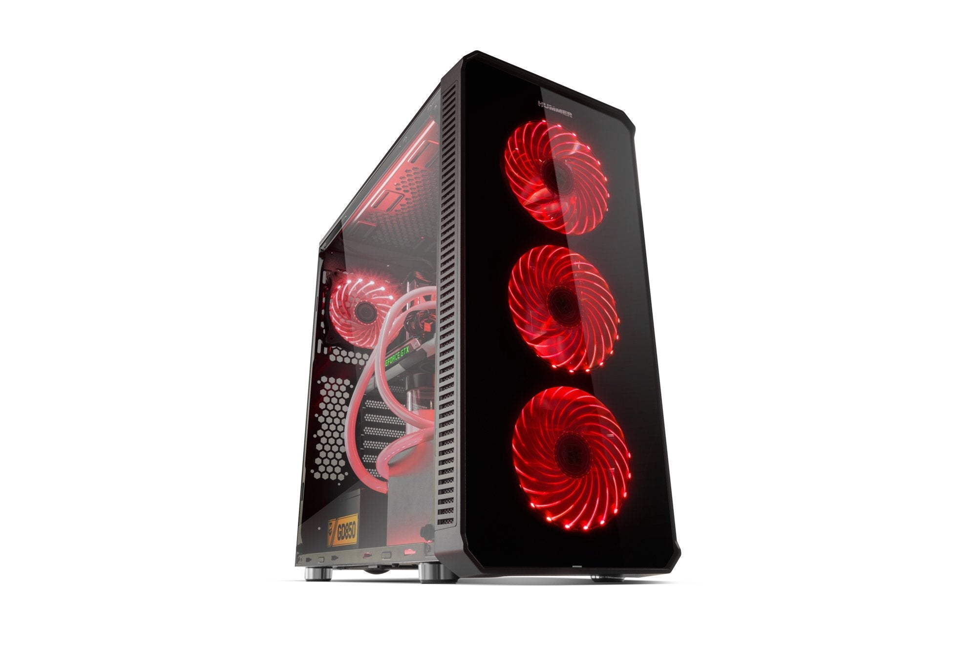 Caja Pc Nox Atx Hummer Tgx. Torre. Cristal Templado Usb 3.0 Con Ventiladores
