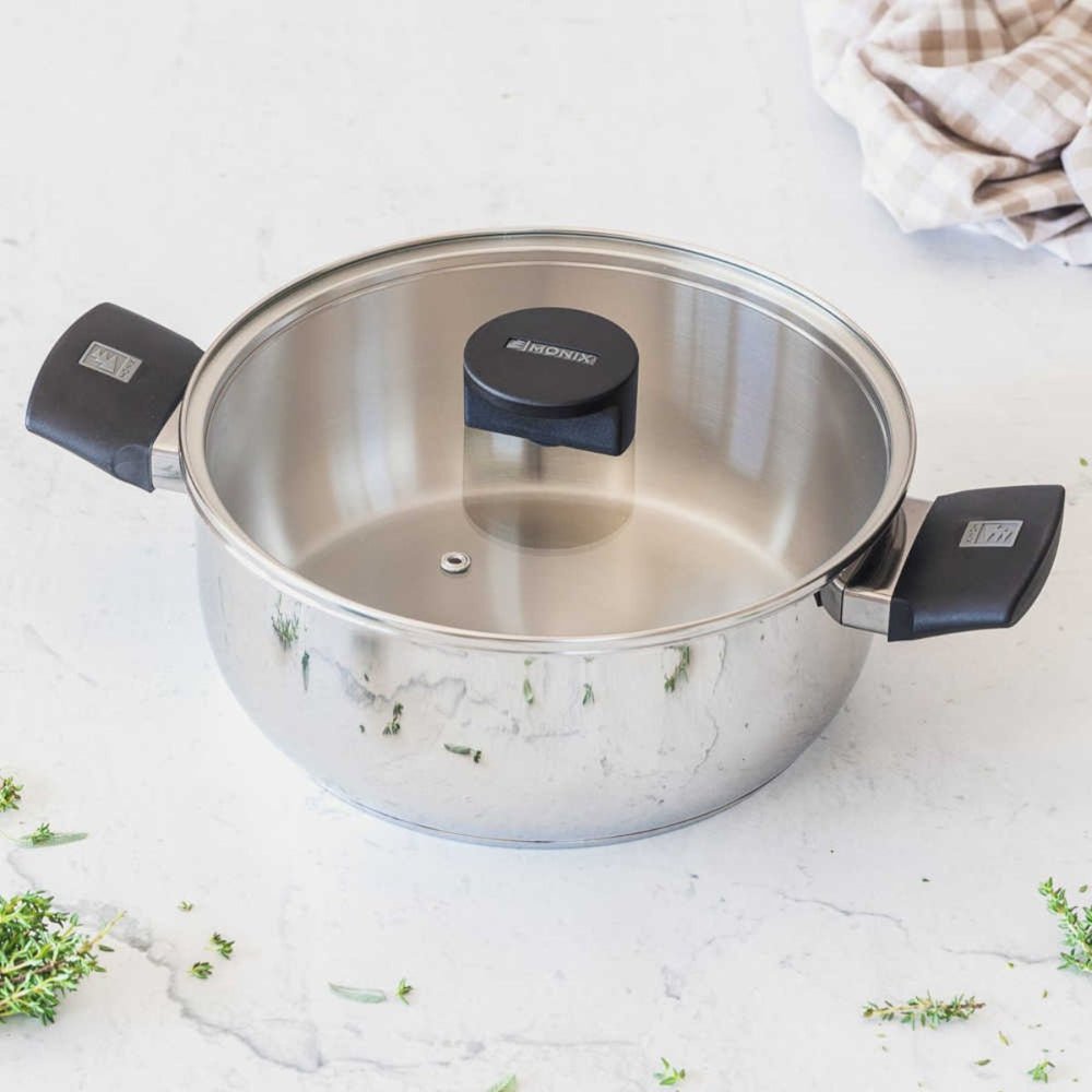 Cacerola Monix Elite M240322 Ø22cm Aluminio Fundido Apta Para Inducción