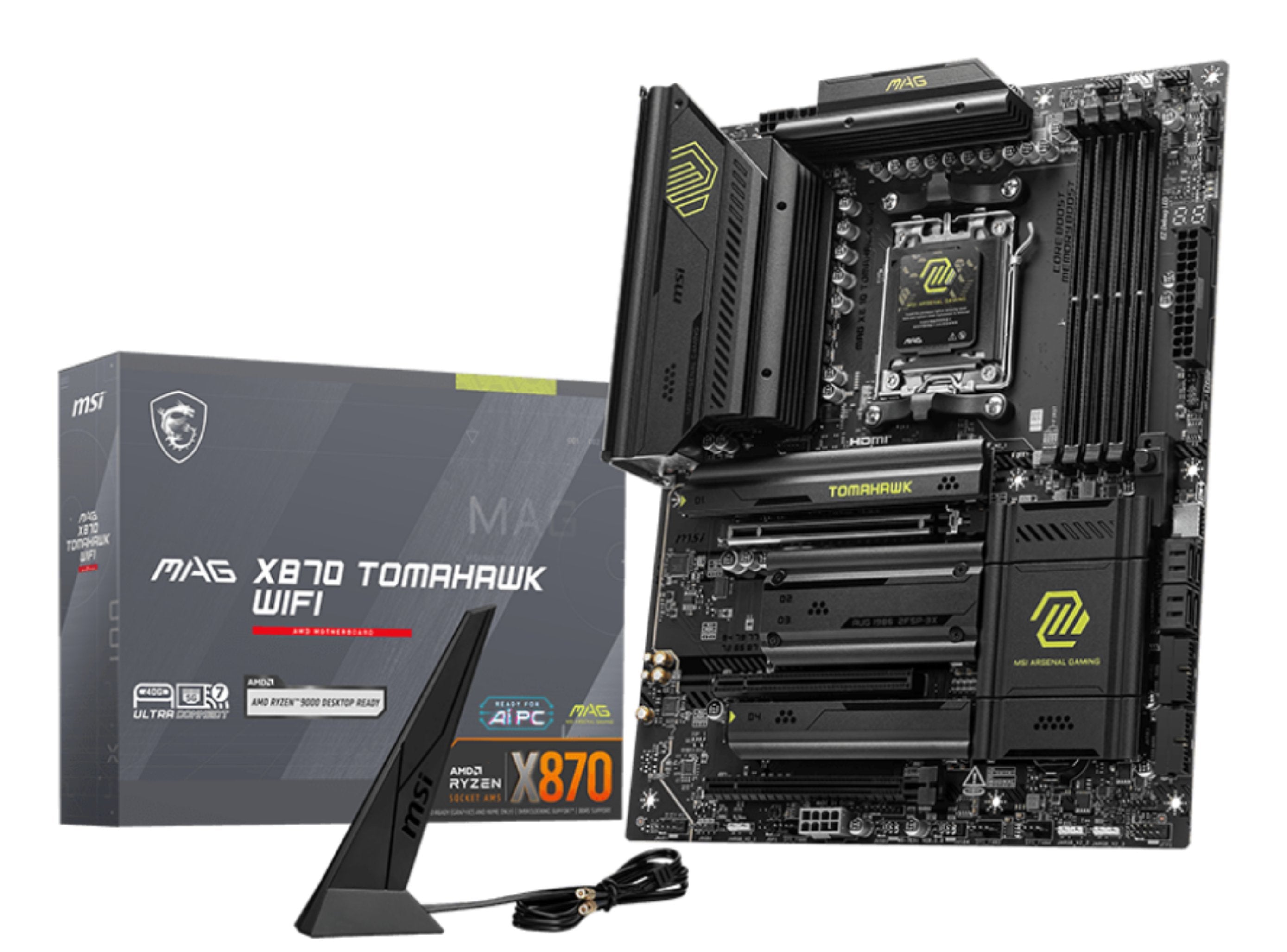 EAN 4711377254557 - MSI MAG X870 TOMAHAWK WIFI placa base AMD X870 Zócalo AM5 ATX imagen 1
