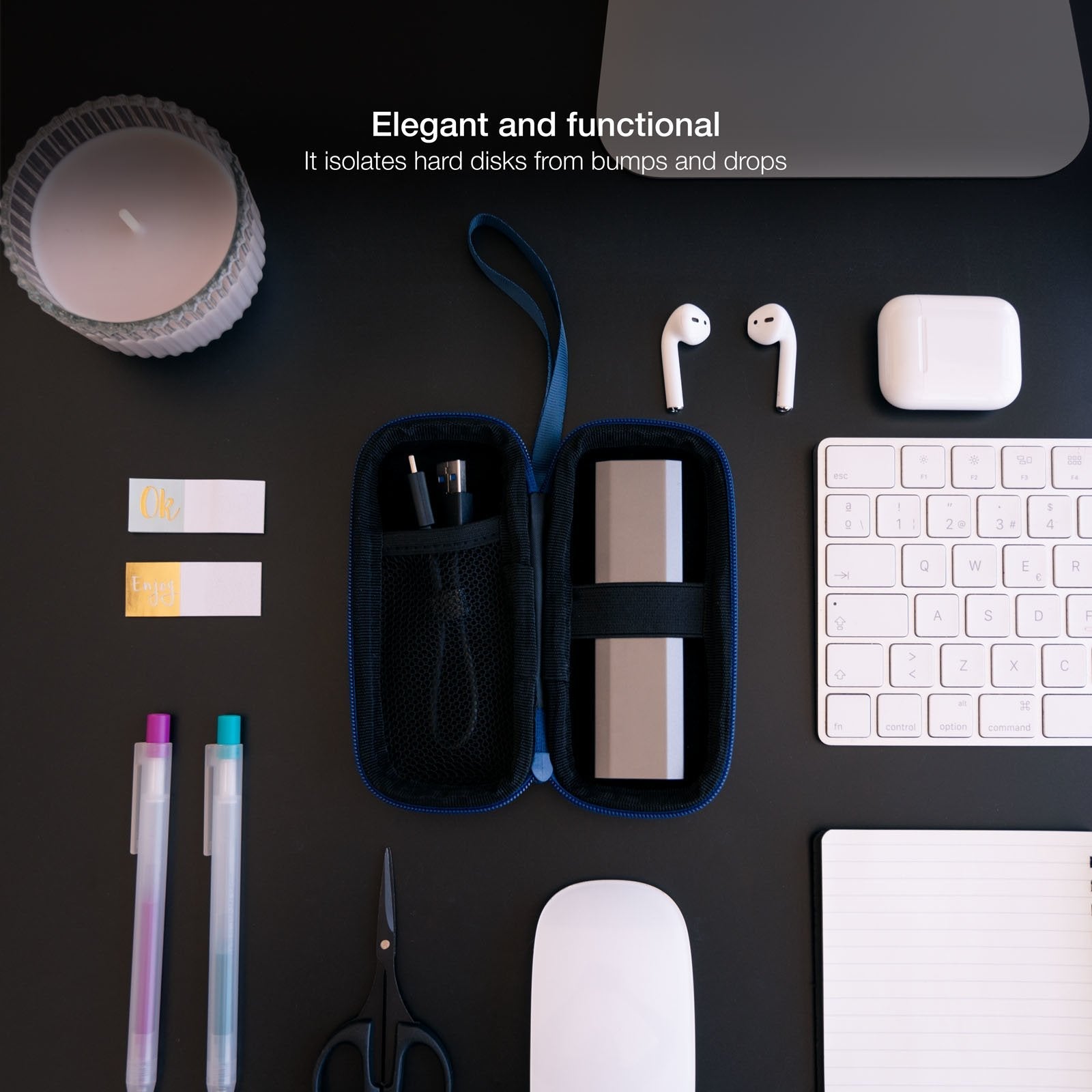 Tooq Estuche Protector Para Caja Externa M2 - Azul Pacifico