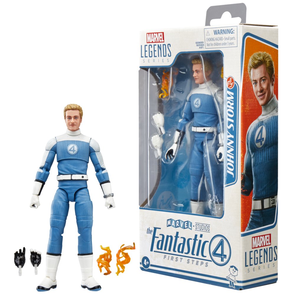 Figura Johnny Storm Los 4 Fantasticos Marvel 15cm