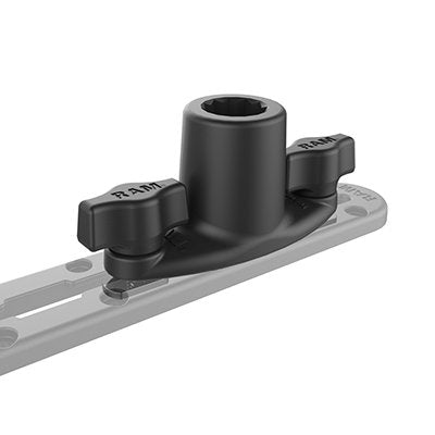 Track Base With Spline Hole Dual T-Bolt Track Base For