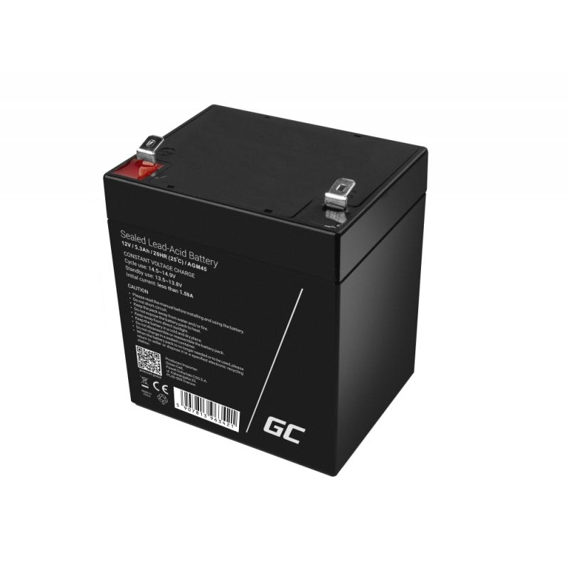 EAN 5907813963421 - Green Cell AGM45 batería para sistema ups Sealed Lead Acid (VRLA) 12 V 5,3 Ah imagen 7
