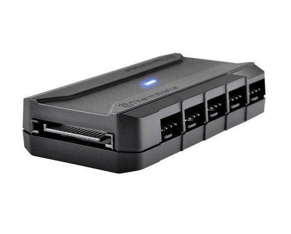 Thermaltake Commander Fp - Controlador De Ventilador De 10 Puertos - Negro