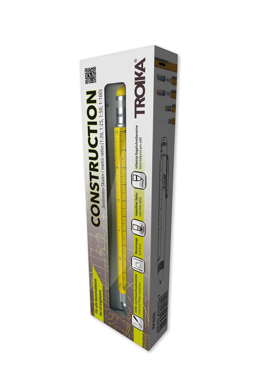 Troika Multitasking-Bolígrafo Conmruction Amarillo