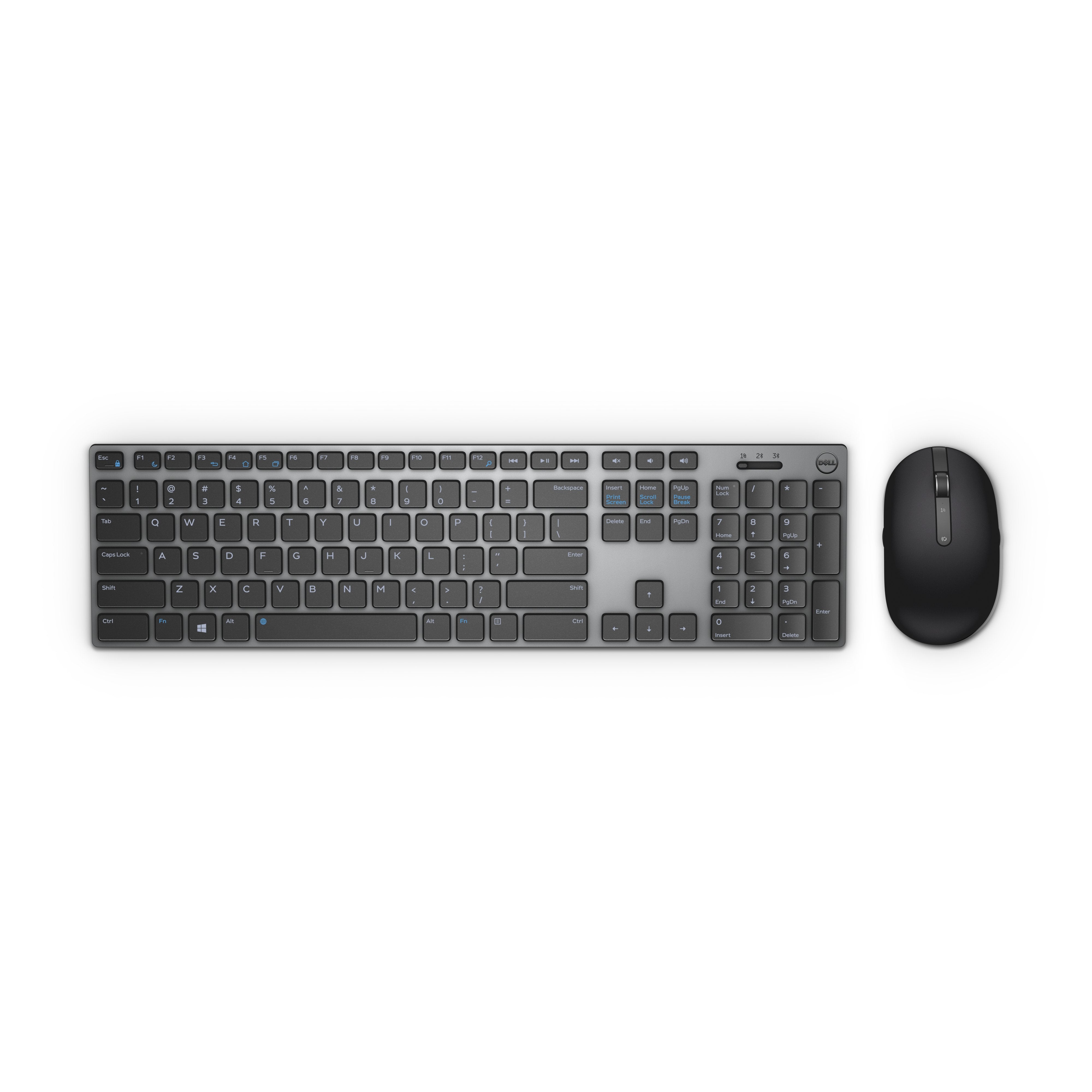 Dell Pack Teclado + Ratón Inalámbrico Km717 - Arabe (Qwerty)