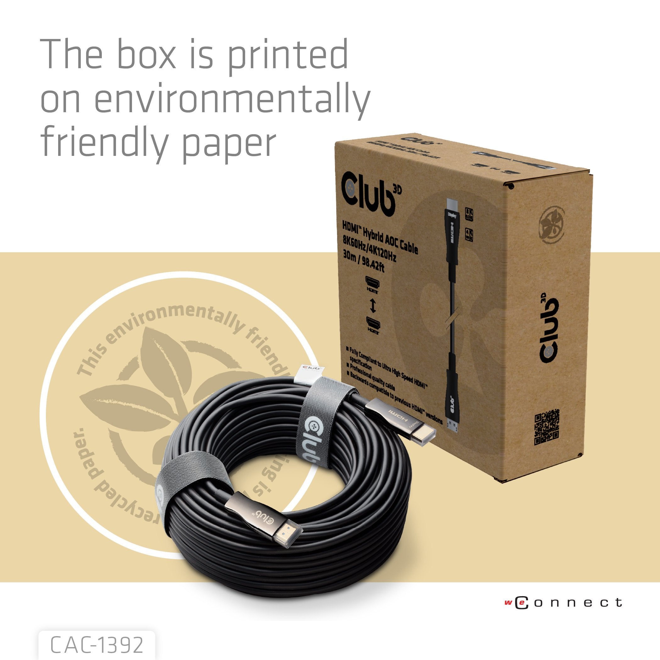 Cable Club3d Cac-1392 Hdmi 30 M Hdmi Tipo A (Estándar)