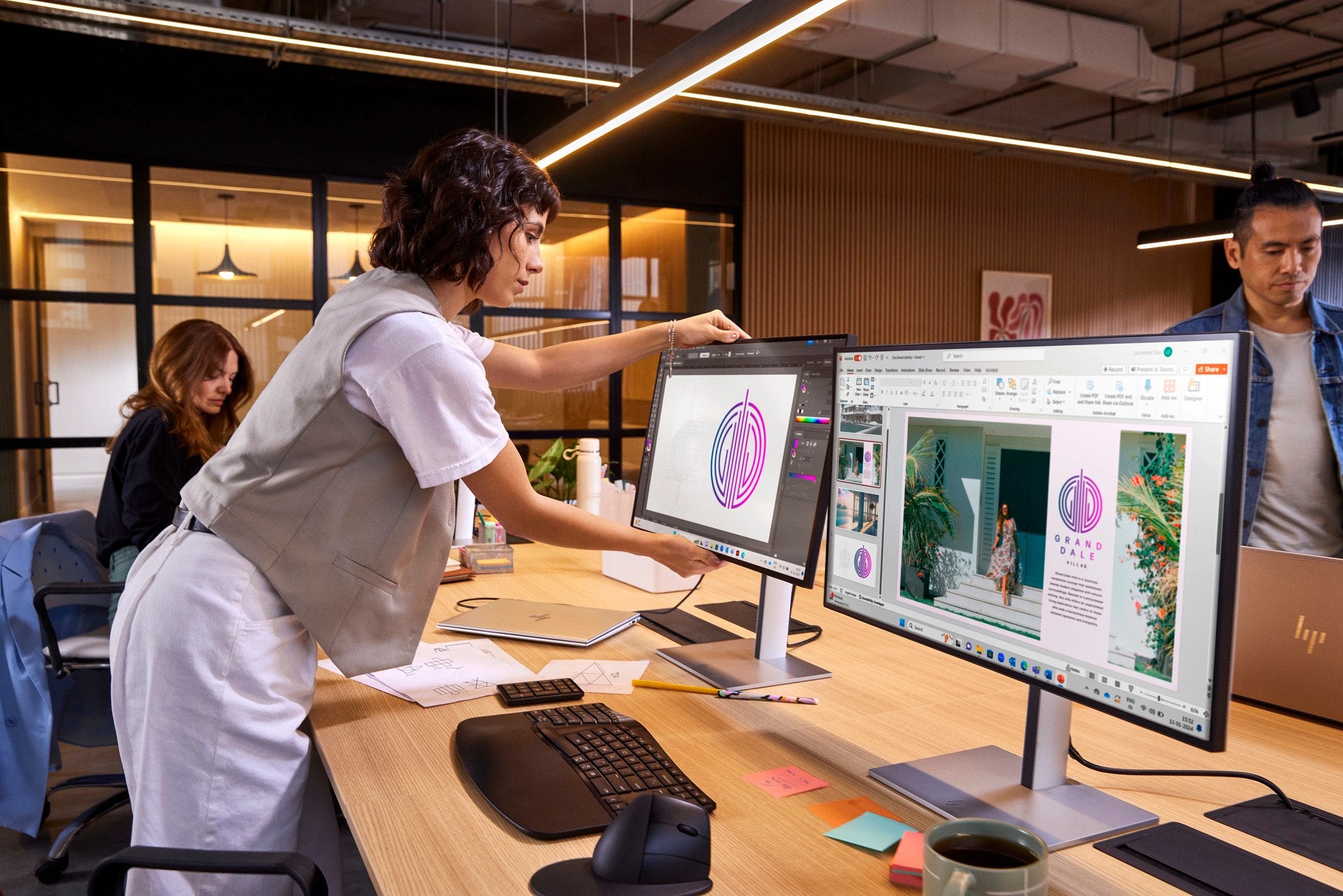 EAN 5715063476444 - HP Series 7 Pro 27 inch QHD Thunderbolt 4 Monitor - 727pu pantalla para PC 68,6 cm (27") 2560 x 1440 Pixe imagen 3