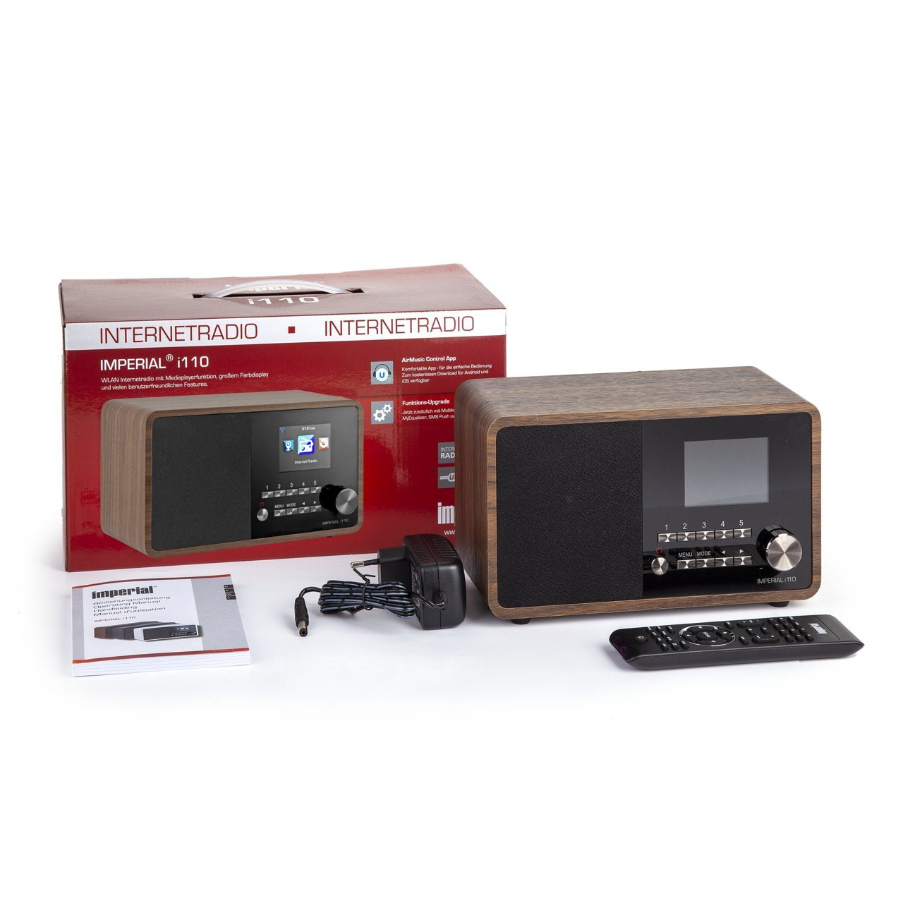 Imperial Radio I110 Internet Tft Pantalla A Color Aspecto Madera