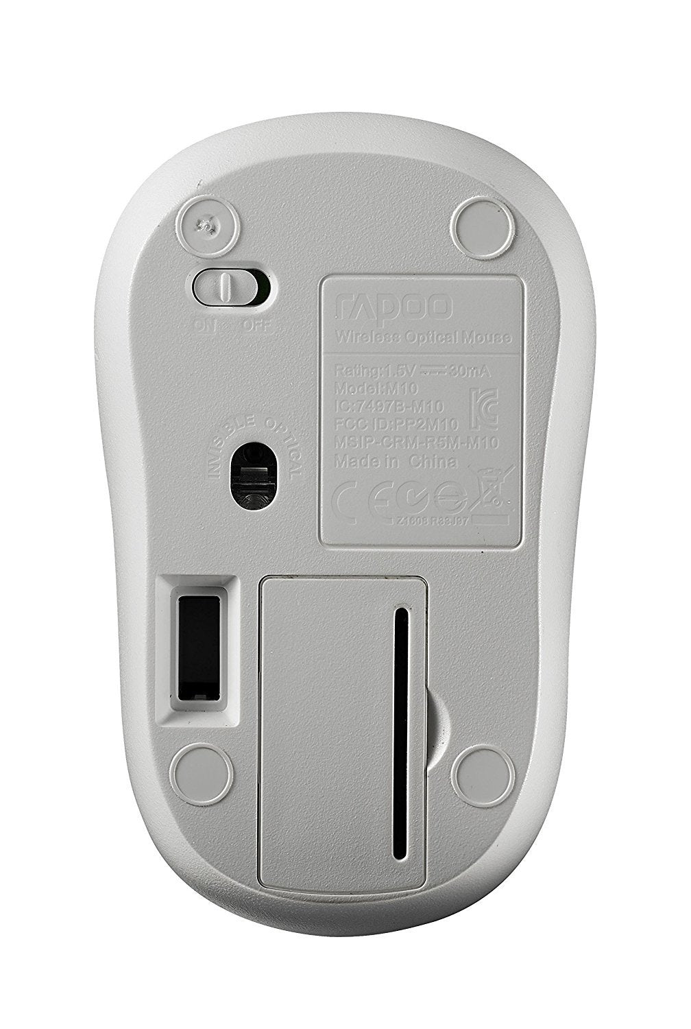 EAN 6940056172990 - Rapoo M10 Plus ratón Oficina Ambidextro RF inalámbrico Óptico 1000 DPI imagen 5