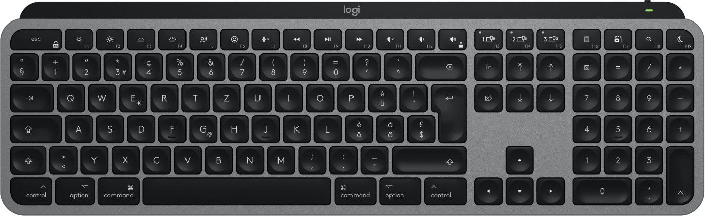 Logitech Mx Keys S For Mac - Space Gris - Emea28-935 (Ch)