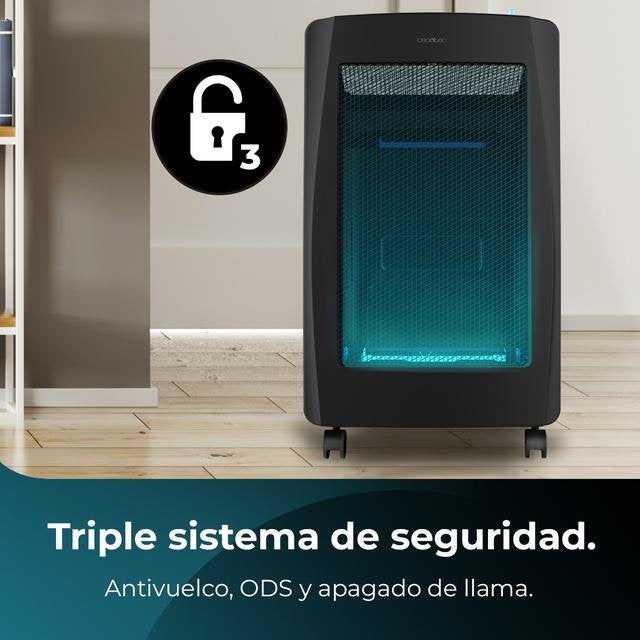 EAN 8435484082617 - Cecotec ReadyWarm Independiente propano/butano Negro imagen 11