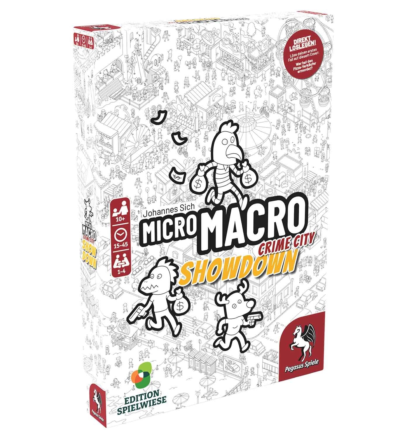 Pegasus Micromacro: Crime City 4 - Showdown, Juego De Mesa 59064g
